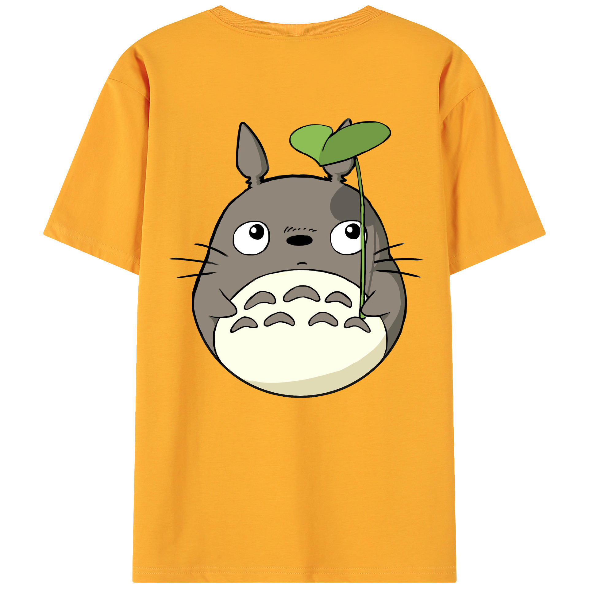（画像用） となりのトトロ 草壁メイ 草壁サツキ My Neighbor Totoro Satsuki Kusakabe Mei Kusakabe 綿100％ メンズ半袖Tシャツ（バックプリント） 通気性