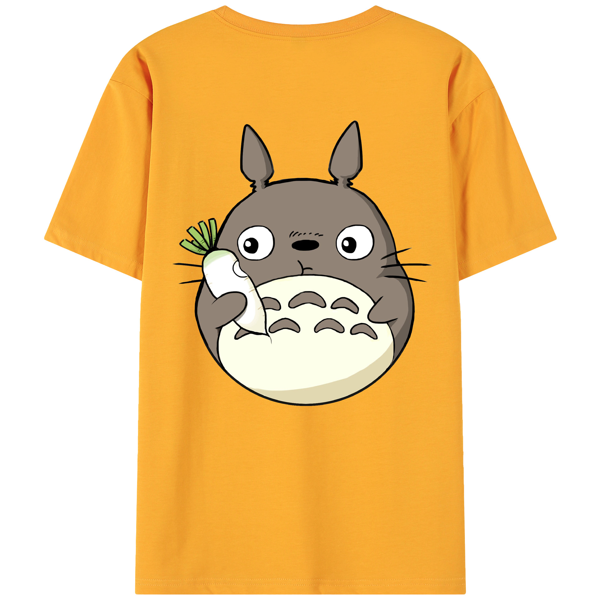 （画像用） となりのトトロ 草壁メイ 草壁サツキ My Neighbor Totoro Satsuki Kusakabe Mei Kusakabe 綿100％ メンズ半袖Tシャツ（バックプリント） 通気性