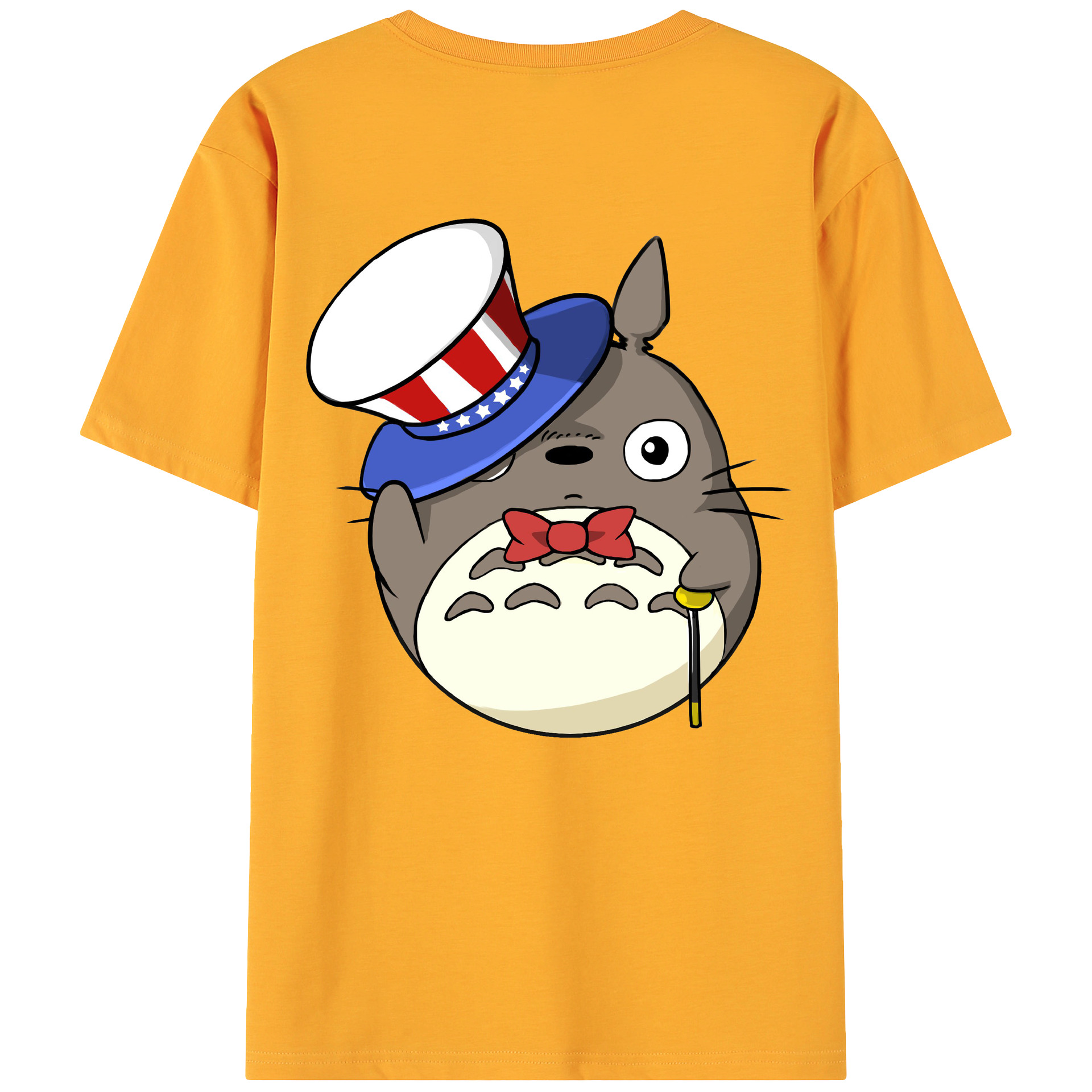 （画像用） となりのトトロ 草壁メイ 草壁サツキ My Neighbor Totoro Satsuki Kusakabe Mei Kusakabe 綿100％ メンズ半袖Tシャツ（バックプリント） 通気性
