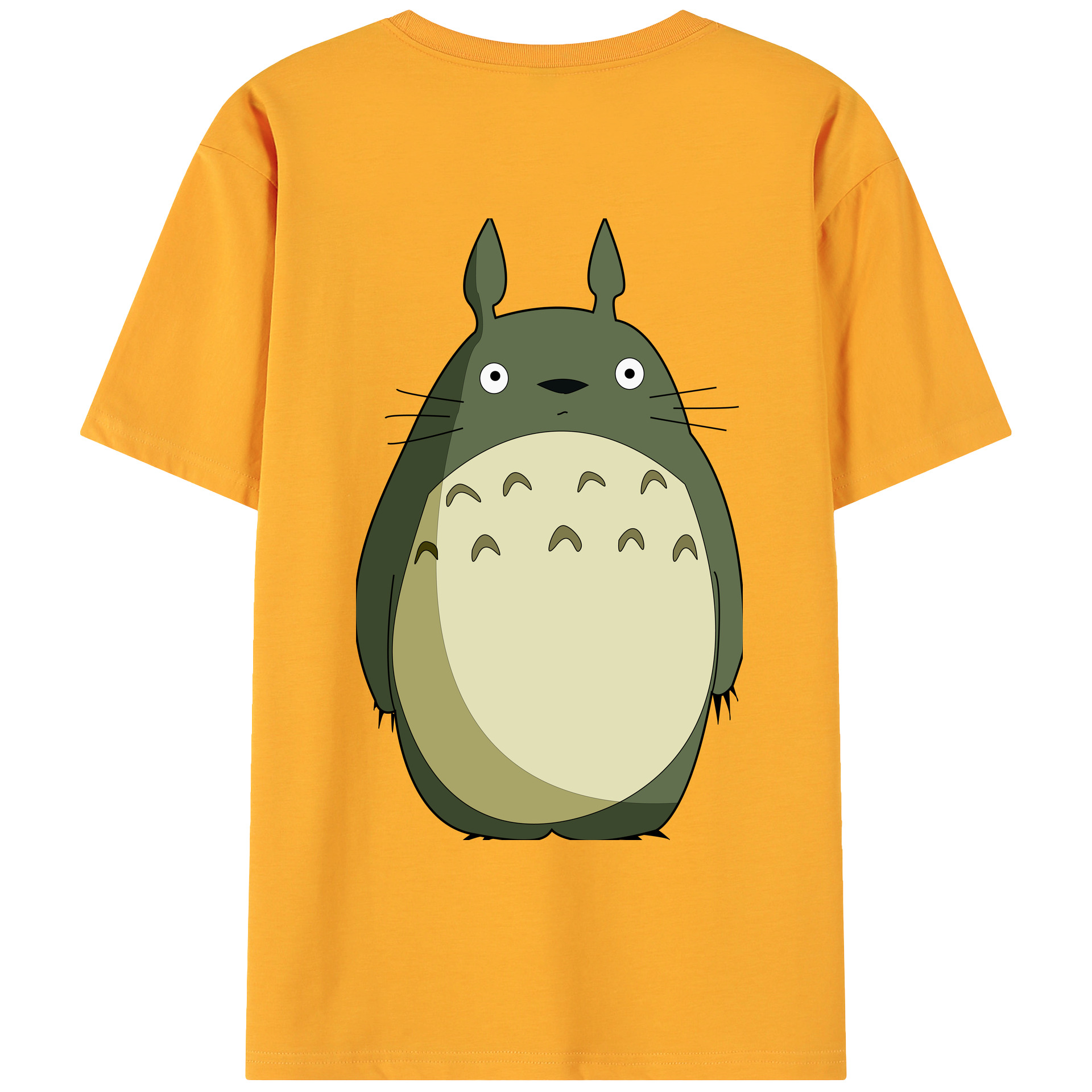 （画像用） となりのトトロ 草壁メイ 草壁サツキ My Neighbor Totoro Satsuki Kusakabe Mei Kusakabe 綿100％ メンズ半袖Tシャツ（バックプリント） 通気性