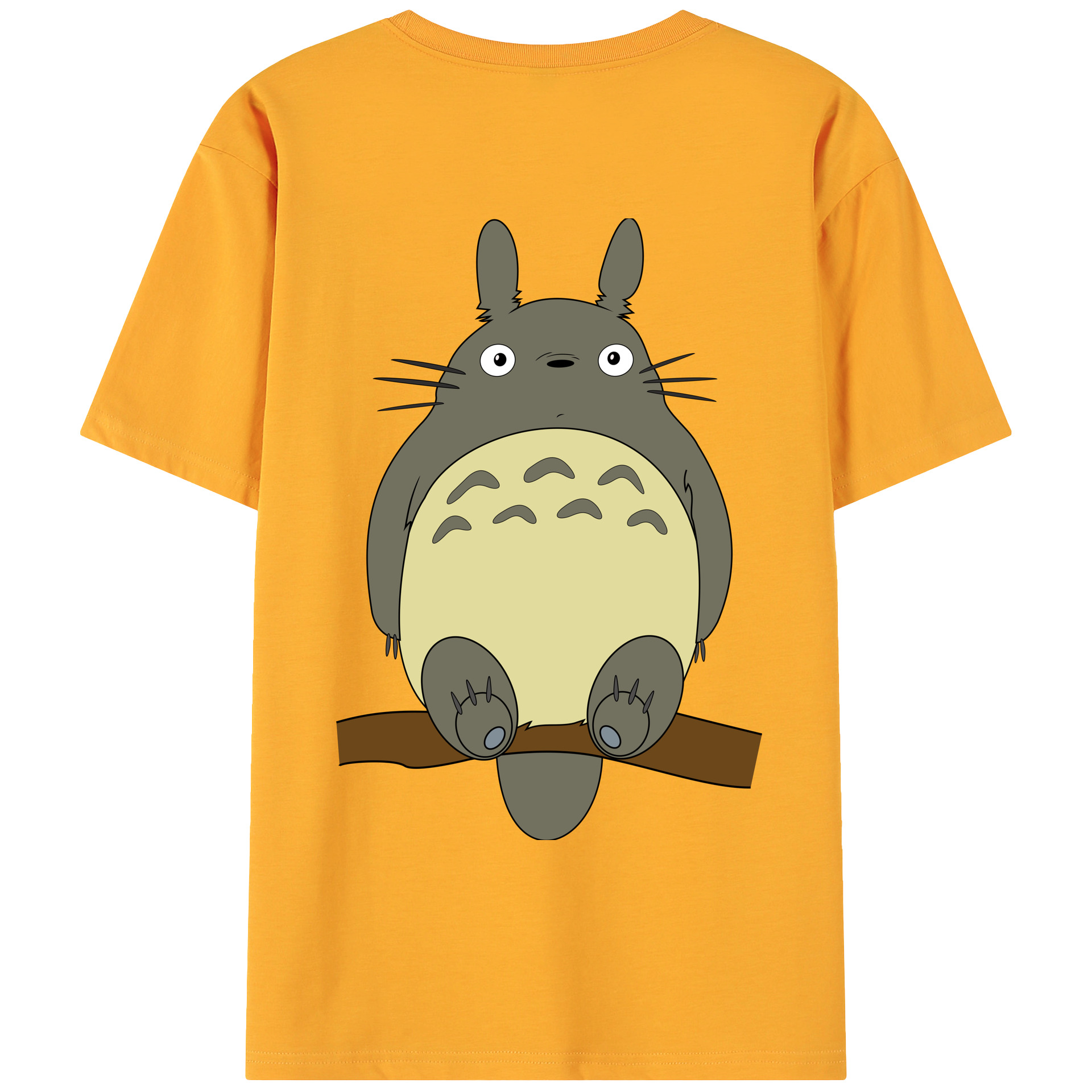 （画像用） となりのトトロ 草壁メイ 草壁サツキ My Neighbor Totoro Satsuki Kusakabe Mei Kusakabe 綿100％ メンズ半袖Tシャツ（バックプリント） 通気性