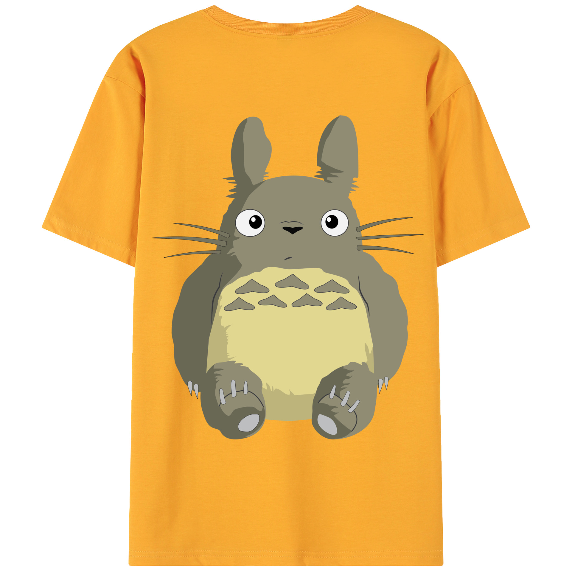 （画像用） となりのトトロ 草壁メイ 草壁サツキ My Neighbor Totoro Satsuki Kusakabe Mei Kusakabe 綿100％ メンズ半袖Tシャツ（バックプリント） 通気性