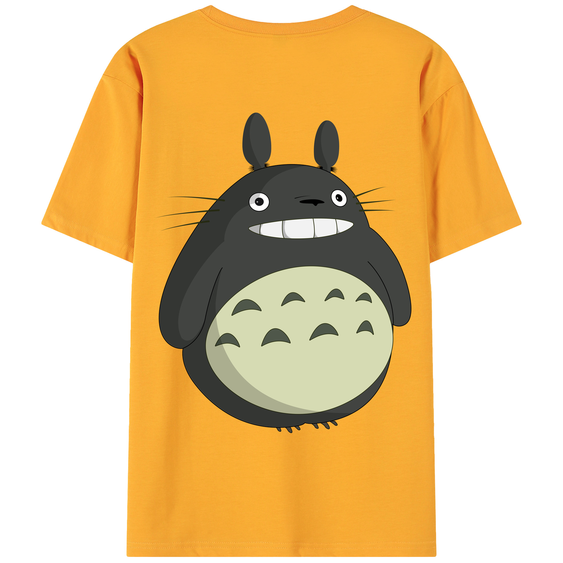 （画像用） となりのトトロ 草壁メイ 草壁サツキ My Neighbor Totoro Satsuki Kusakabe Mei Kusakabe 綿100％ メンズ半袖Tシャツ（バックプリント） 通気性