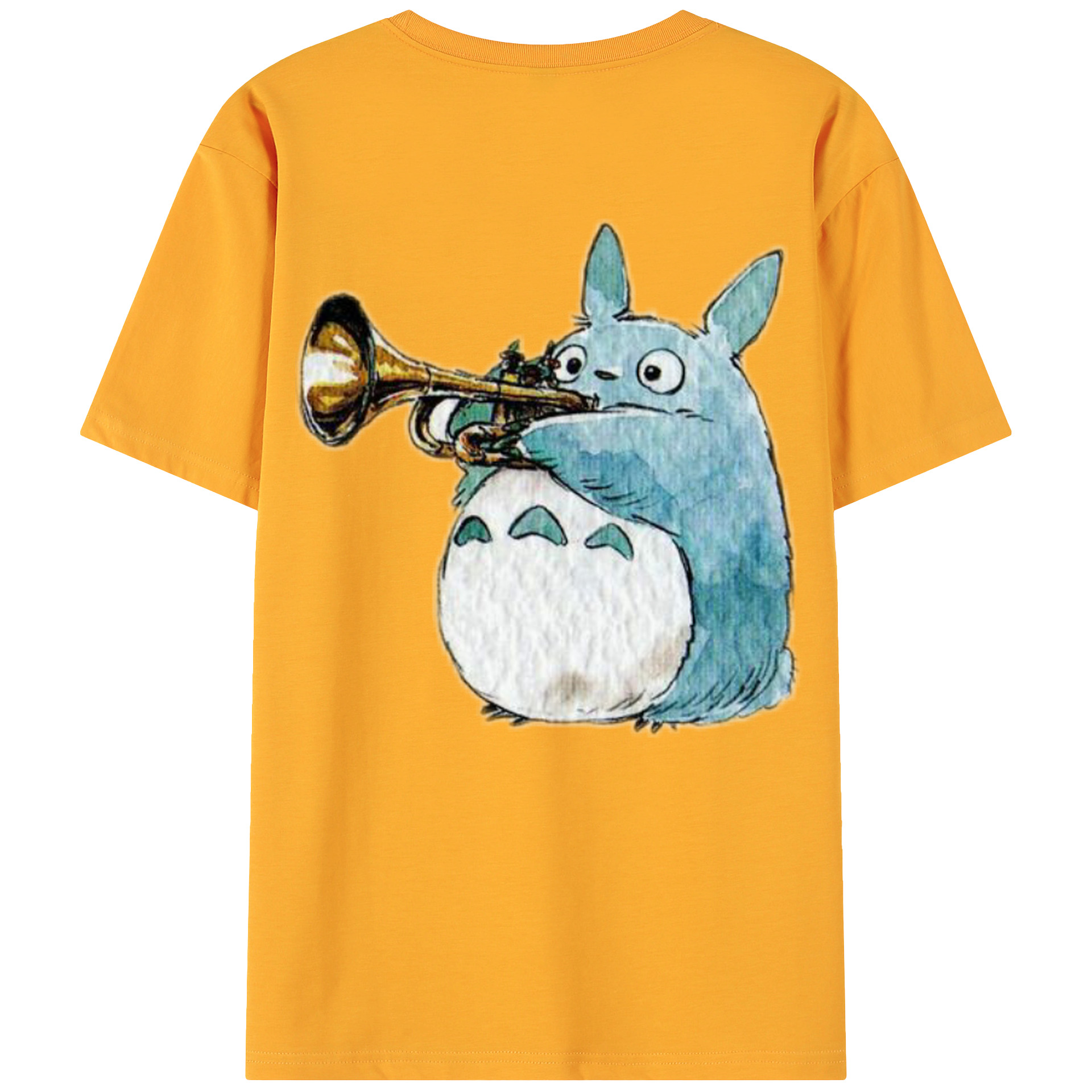 （画像用） となりのトトロ 草壁メイ 草壁サツキ My Neighbor Totoro Satsuki Kusakabe Mei Kusakabe 綿100％ メンズ半袖Tシャツ（バックプリント） 通気性