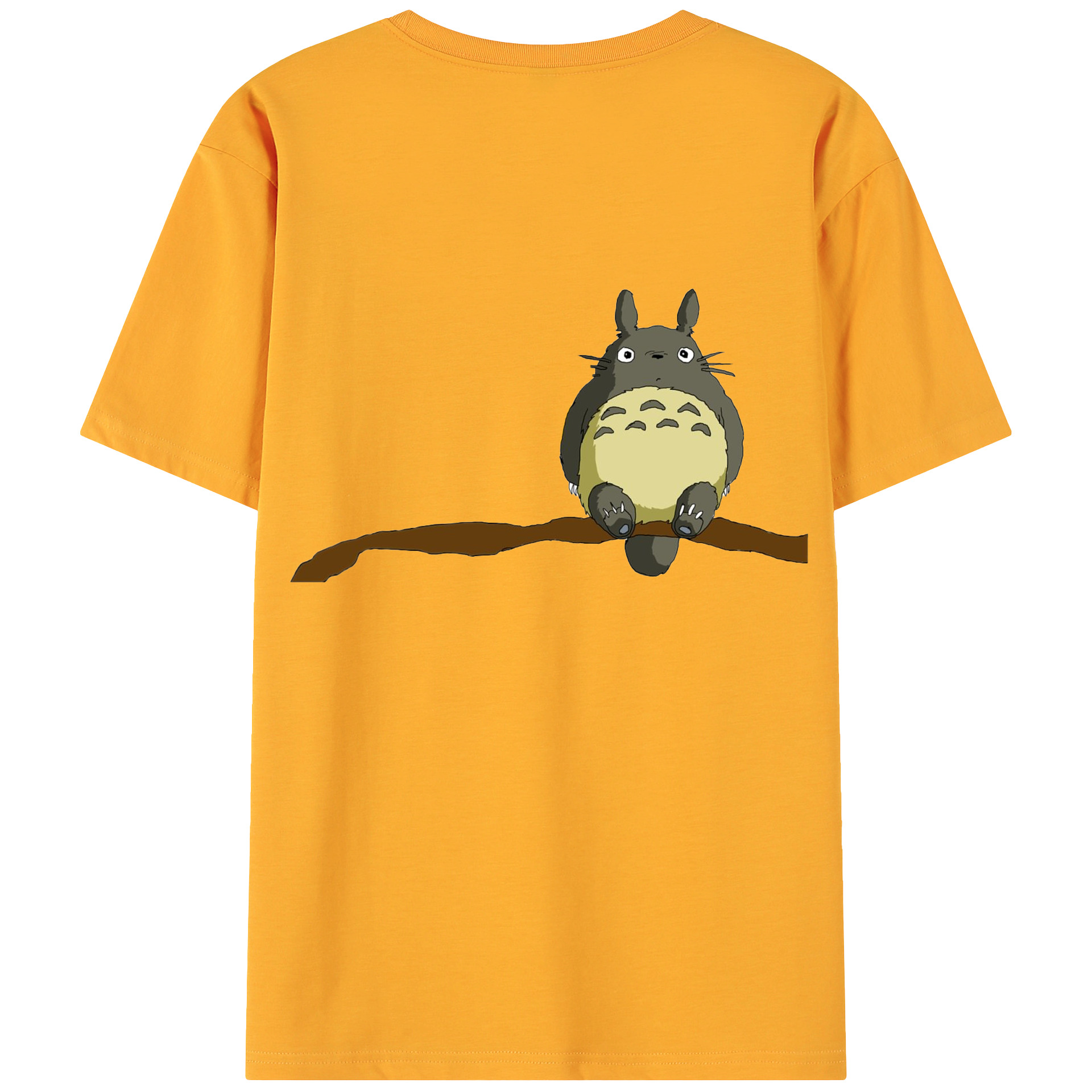 （画像用） となりのトトロ 草壁メイ 草壁サツキ My Neighbor Totoro Satsuki Kusakabe Mei Kusakabe 綿100％ メンズ半袖Tシャツ（バックプリント） 通気性