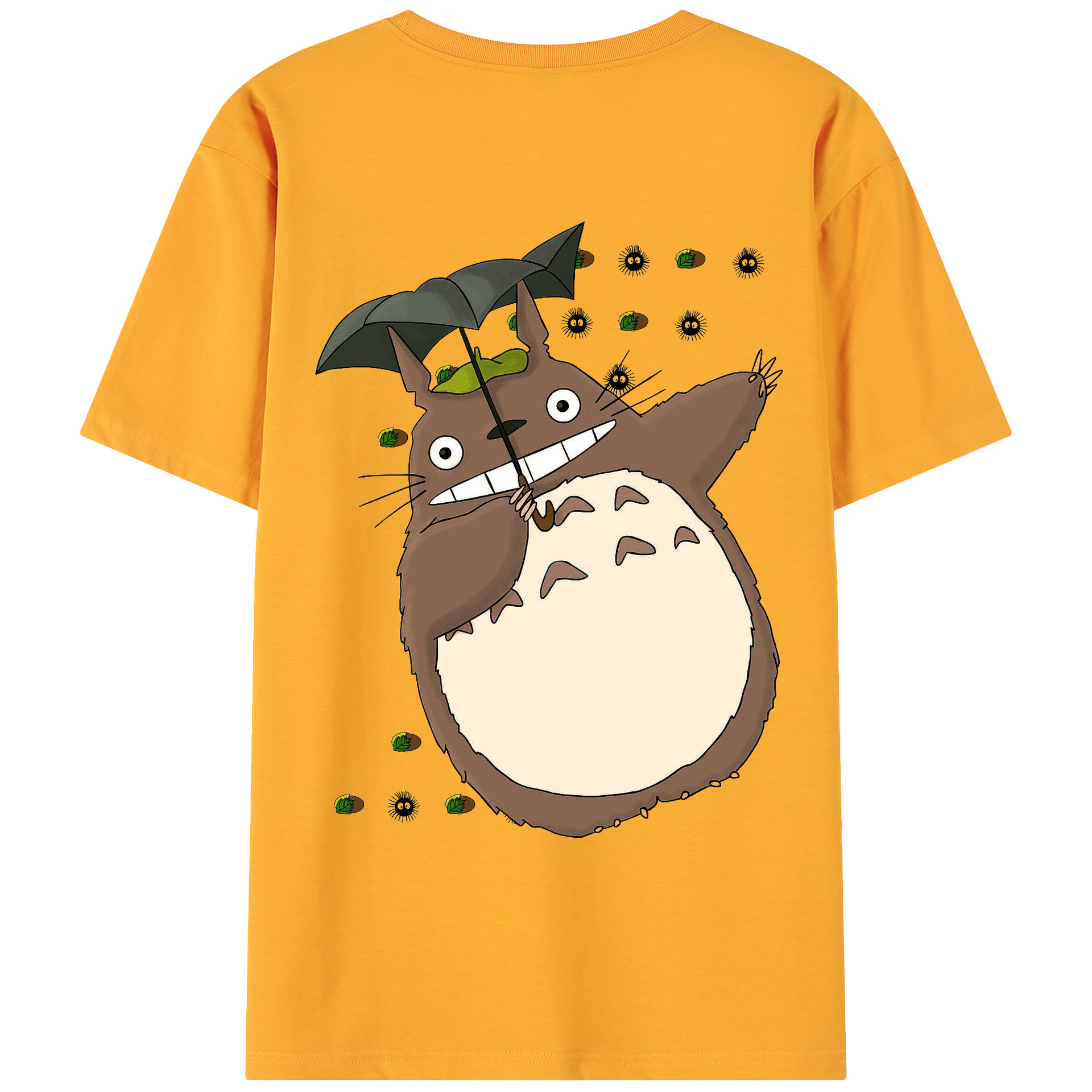 （画像用） となりのトトロ 草壁メイ 草壁サツキ My Neighbor Totoro Satsuki Kusakabe Mei Kusakabe 綿100％ メンズ半袖Tシャツ（バックプリント） 通気性