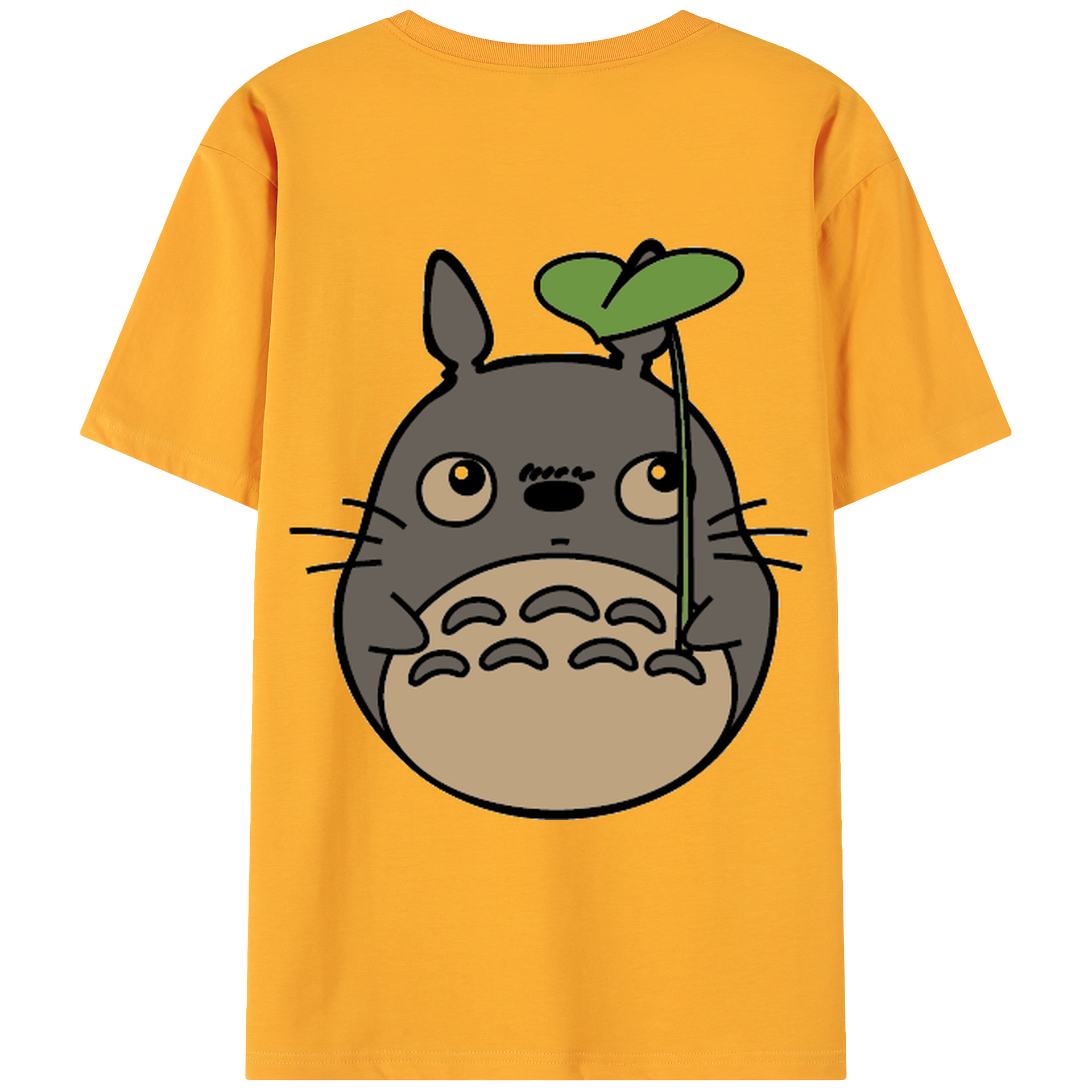 （画像用） となりのトトロ 草壁メイ 草壁サツキ My Neighbor Totoro Satsuki Kusakabe Mei Kusakabe 綿100％ メンズ半袖Tシャツ（バックプリント） 通気性