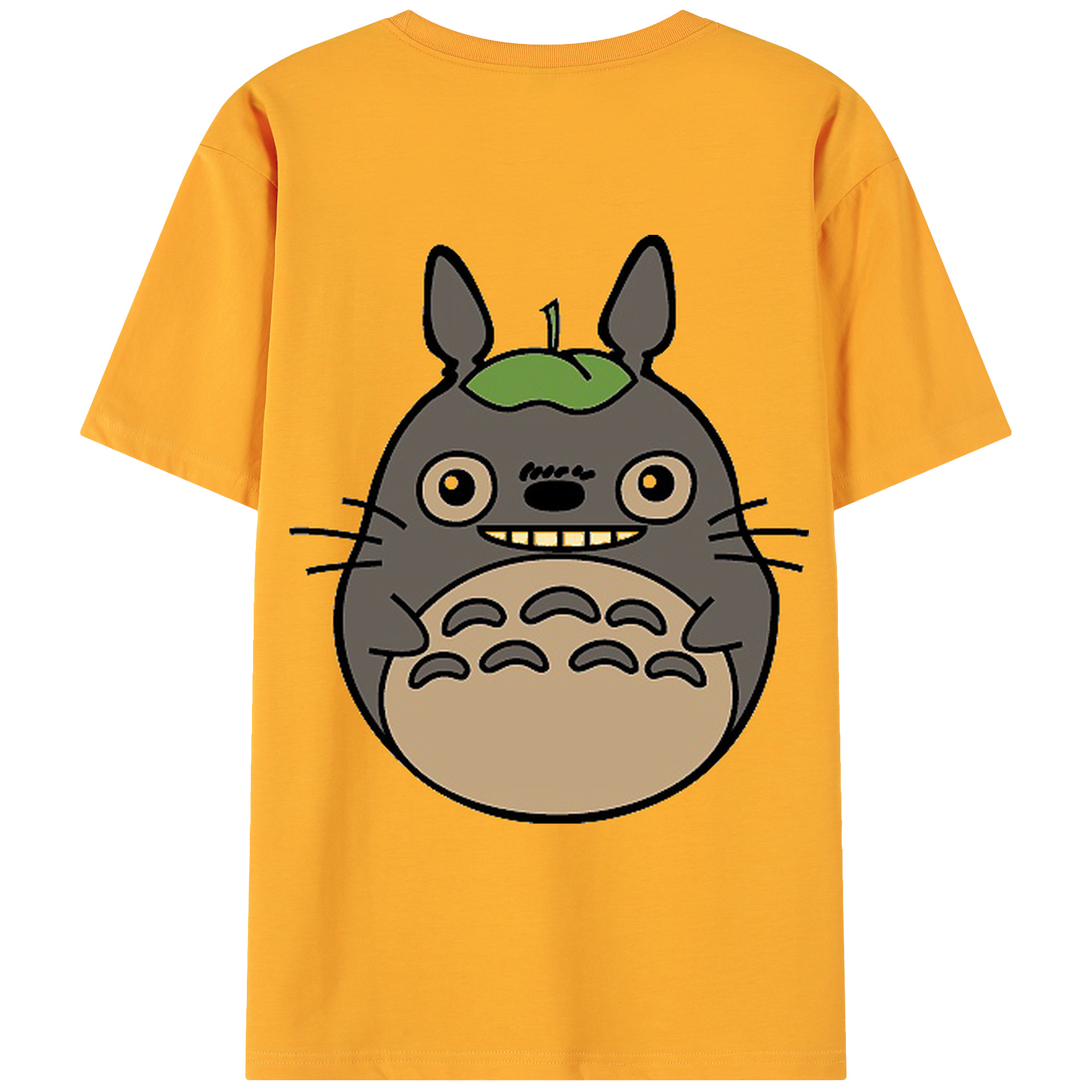 （画像用） となりのトトロ 草壁メイ 草壁サツキ My Neighbor Totoro Satsuki Kusakabe Mei Kusakabe 綿100％ メンズ半袖Tシャツ（バックプリント） 通気性