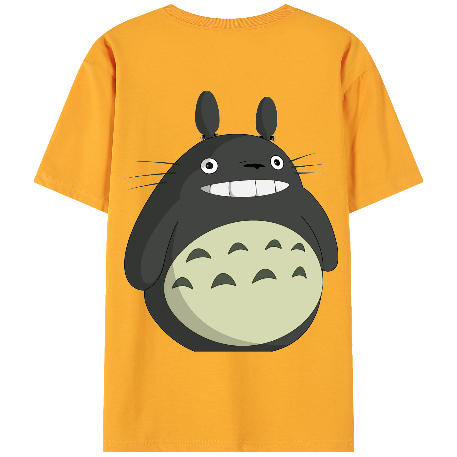 （画像用） となりのトトロ 草壁メイ 草壁サツキ My Neighbor Totoro Satsuki Kusakabe Mei Kusakabe 綿100％ メンズ半袖Tシャツ（バックプリント） 通気性