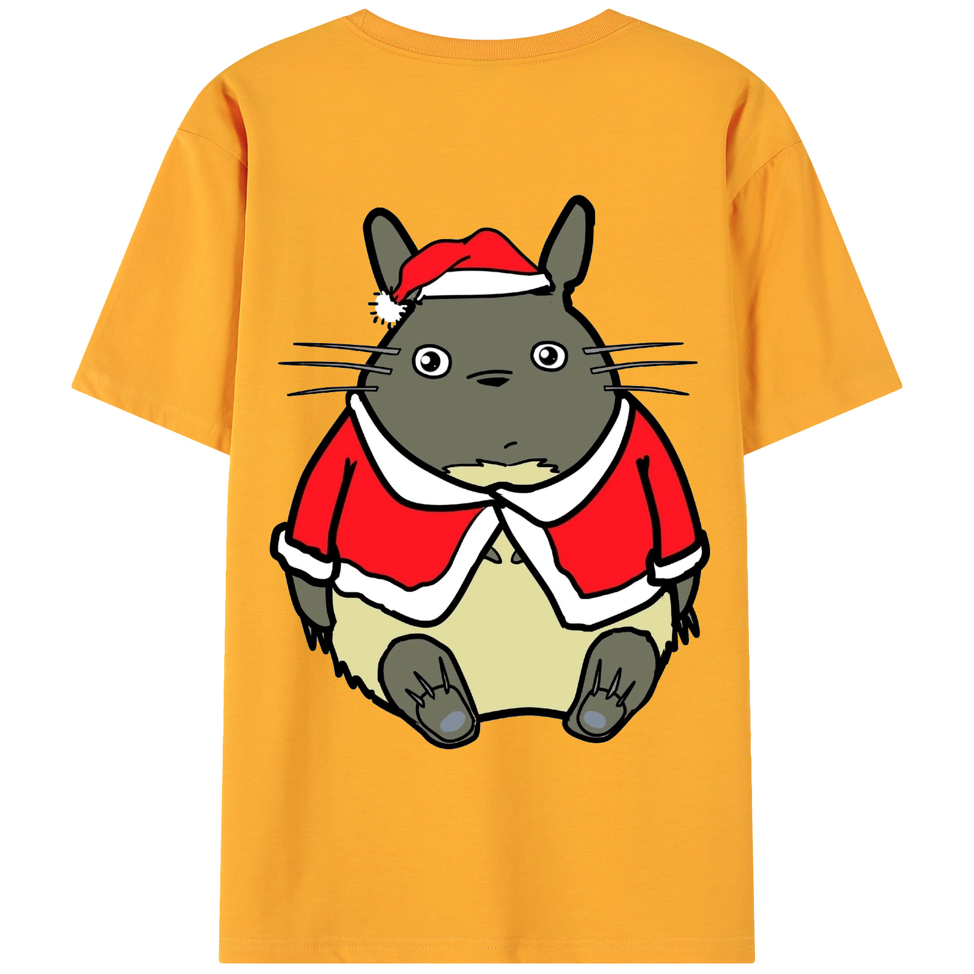 （画像用） となりのトトロ 草壁メイ 草壁サツキ My Neighbor Totoro Satsuki Kusakabe Mei Kusakabe 綿100％ メンズ半袖Tシャツ（バックプリント） 通気性