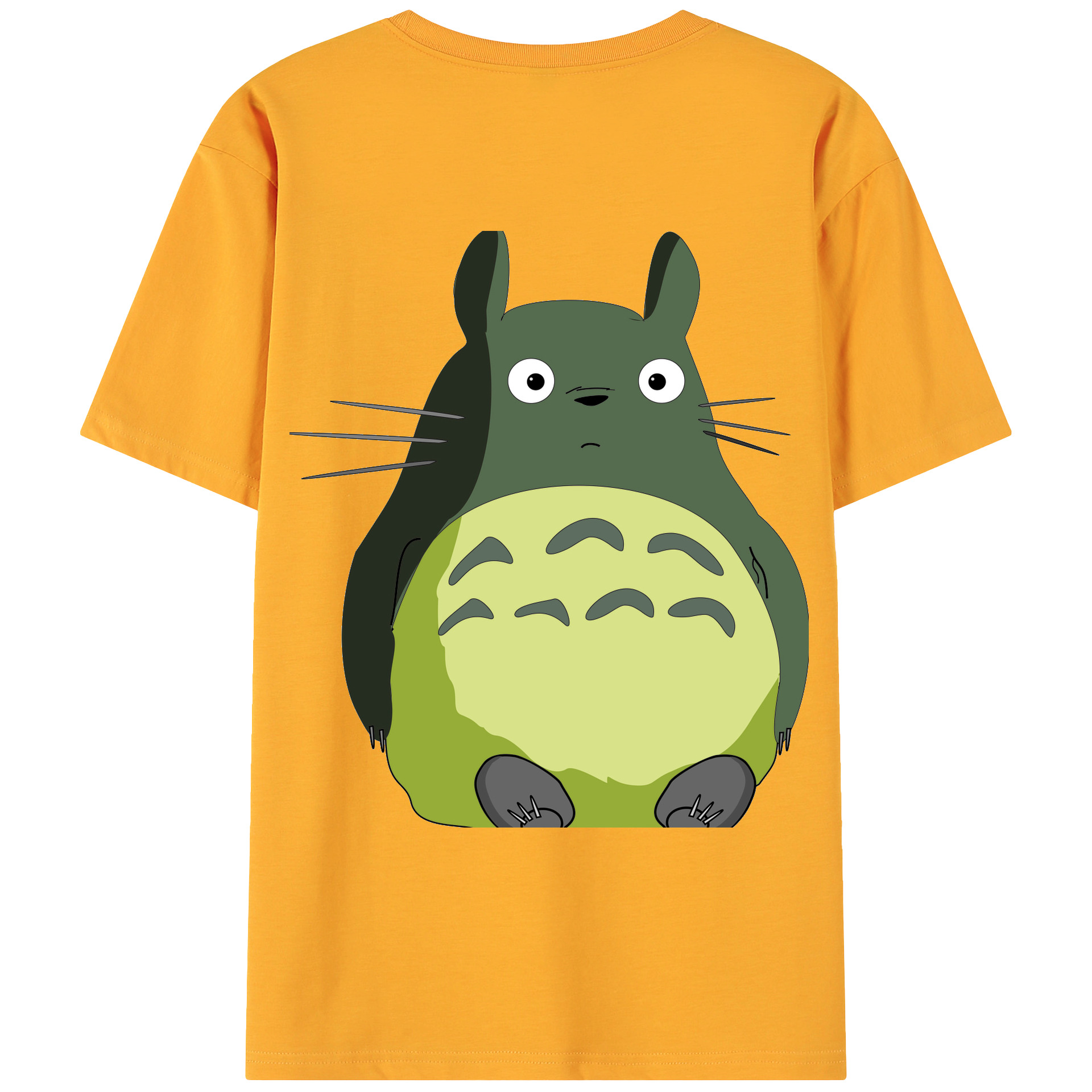 （画像用） となりのトトロ 草壁メイ 草壁サツキ My Neighbor Totoro Satsuki Kusakabe Mei Kusakabe 綿100％ メンズ半袖Tシャツ（バックプリント） 通気性