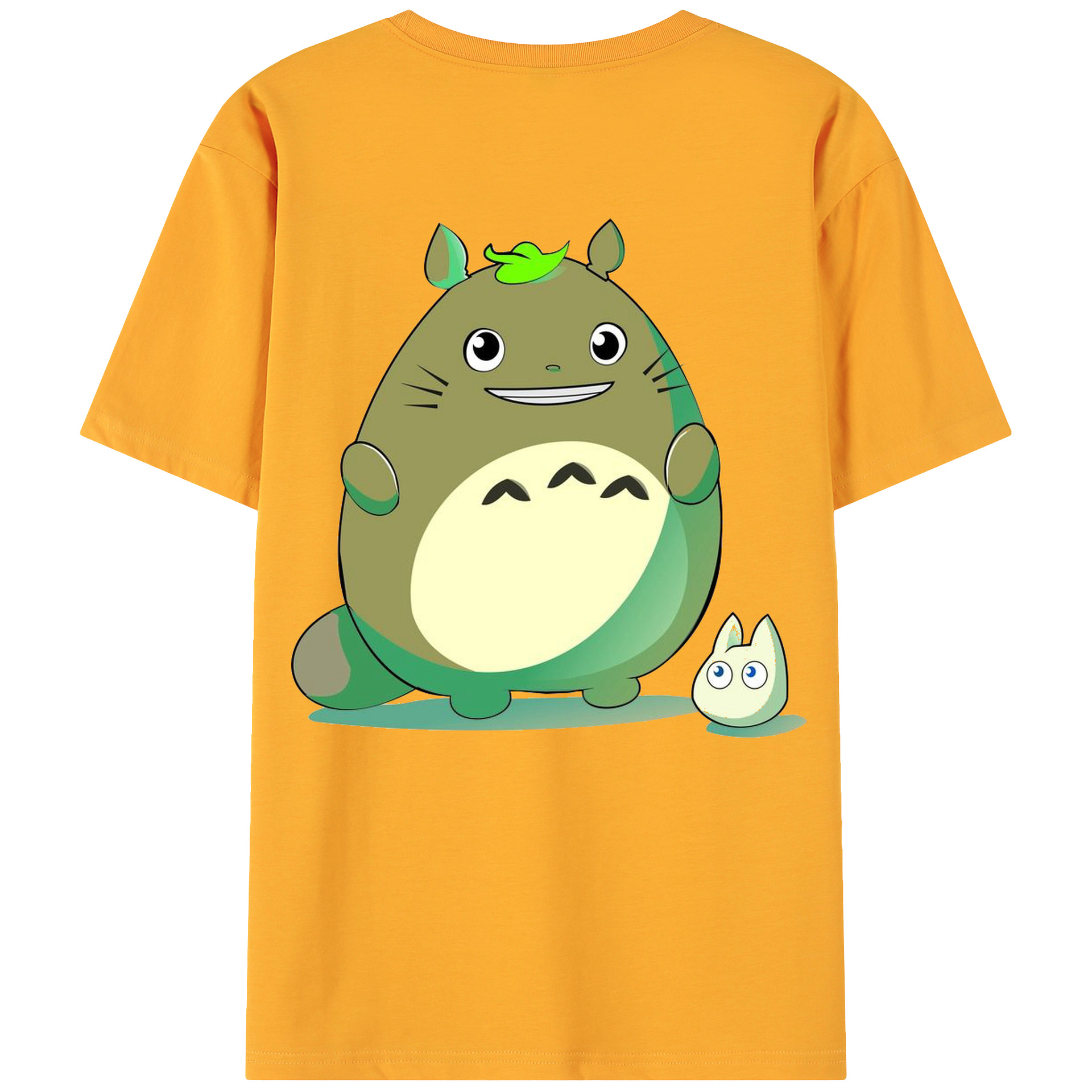 （画像用） となりのトトロ 草壁メイ 草壁サツキ My Neighbor Totoro Satsuki Kusakabe Mei Kusakabe 綿100％ メンズ半袖Tシャツ（バックプリント） 通気性