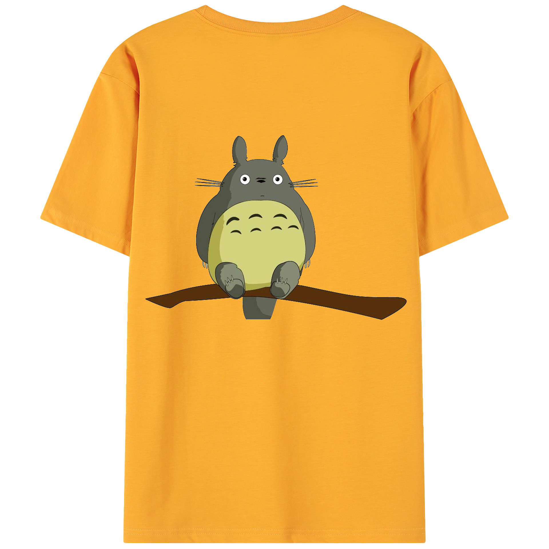 （画像用） となりのトトロ 草壁メイ 草壁サツキ My Neighbor Totoro Satsuki Kusakabe Mei Kusakabe 綿100％ メンズ半袖Tシャツ（バックプリント） 通気性