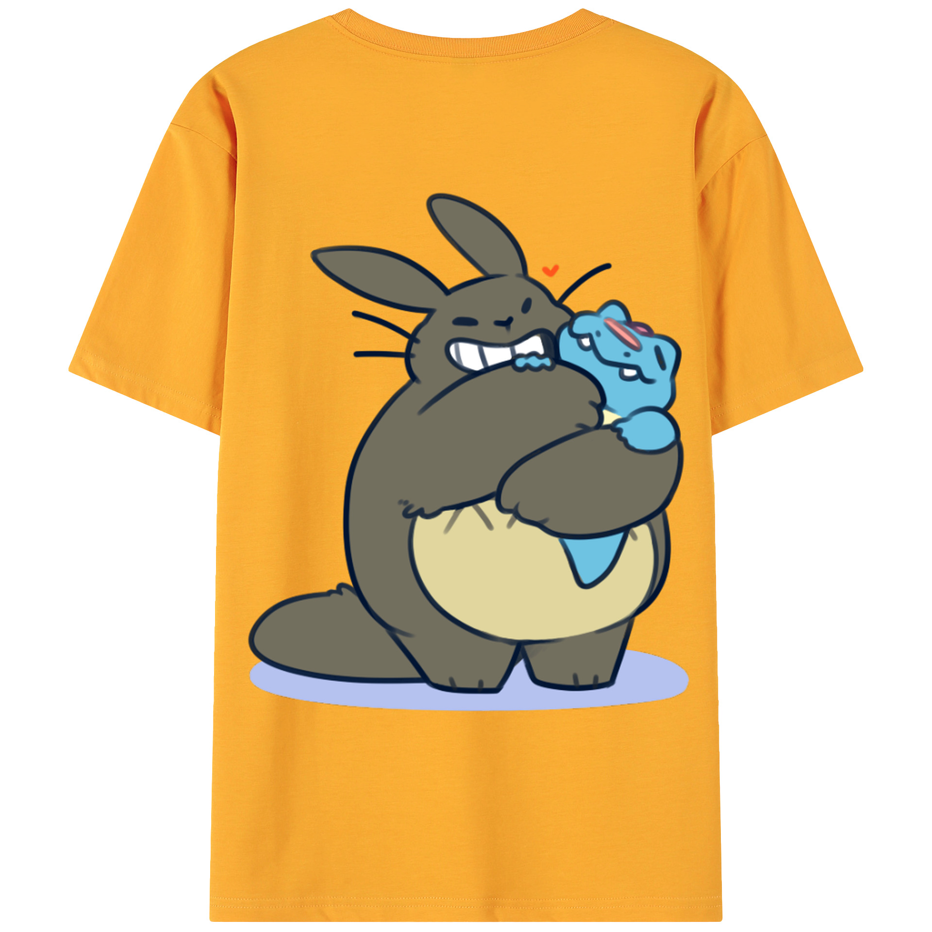 （画像用） となりのトトロ 草壁メイ 草壁サツキ My Neighbor Totoro Satsuki Kusakabe Mei Kusakabe 綿100％ メンズ半袖Tシャツ（バックプリント） 通気性