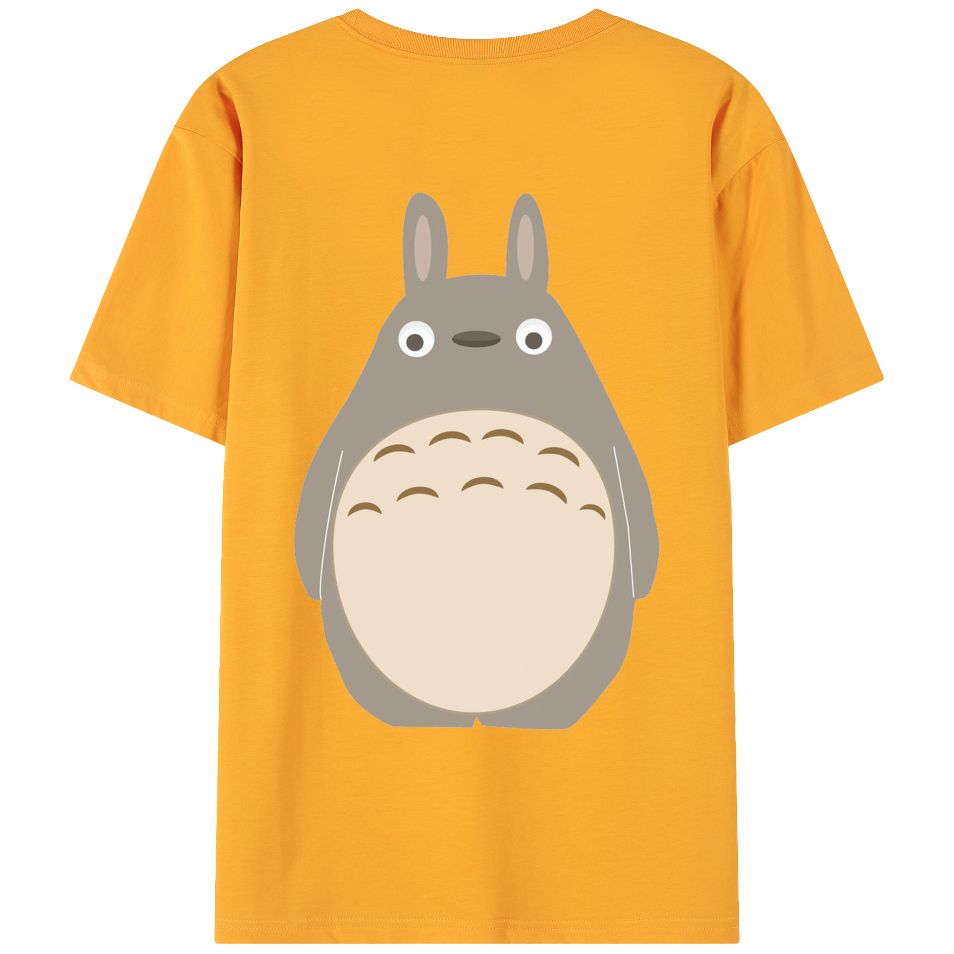 （画像用） となりのトトロ 草壁メイ 草壁サツキ My Neighbor Totoro Satsuki Kusakabe Mei Kusakabe 綿100％ メンズ半袖Tシャツ（バックプリント） 通気性