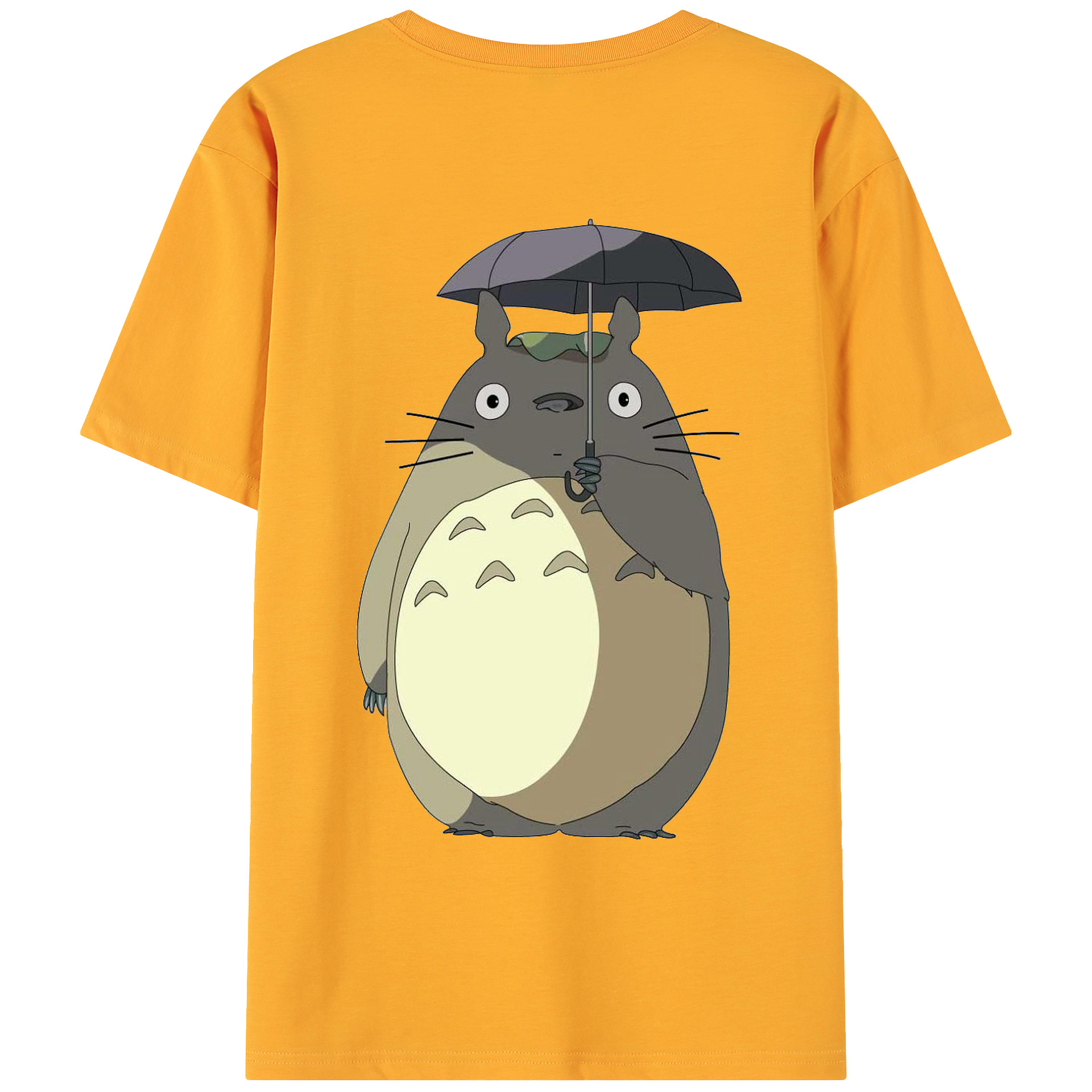 （画像用） となりのトトロ 草壁メイ 草壁サツキ My Neighbor Totoro Satsuki Kusakabe Mei Kusakabe 綿100％ メンズ半袖Tシャツ（バックプリント） 通気性