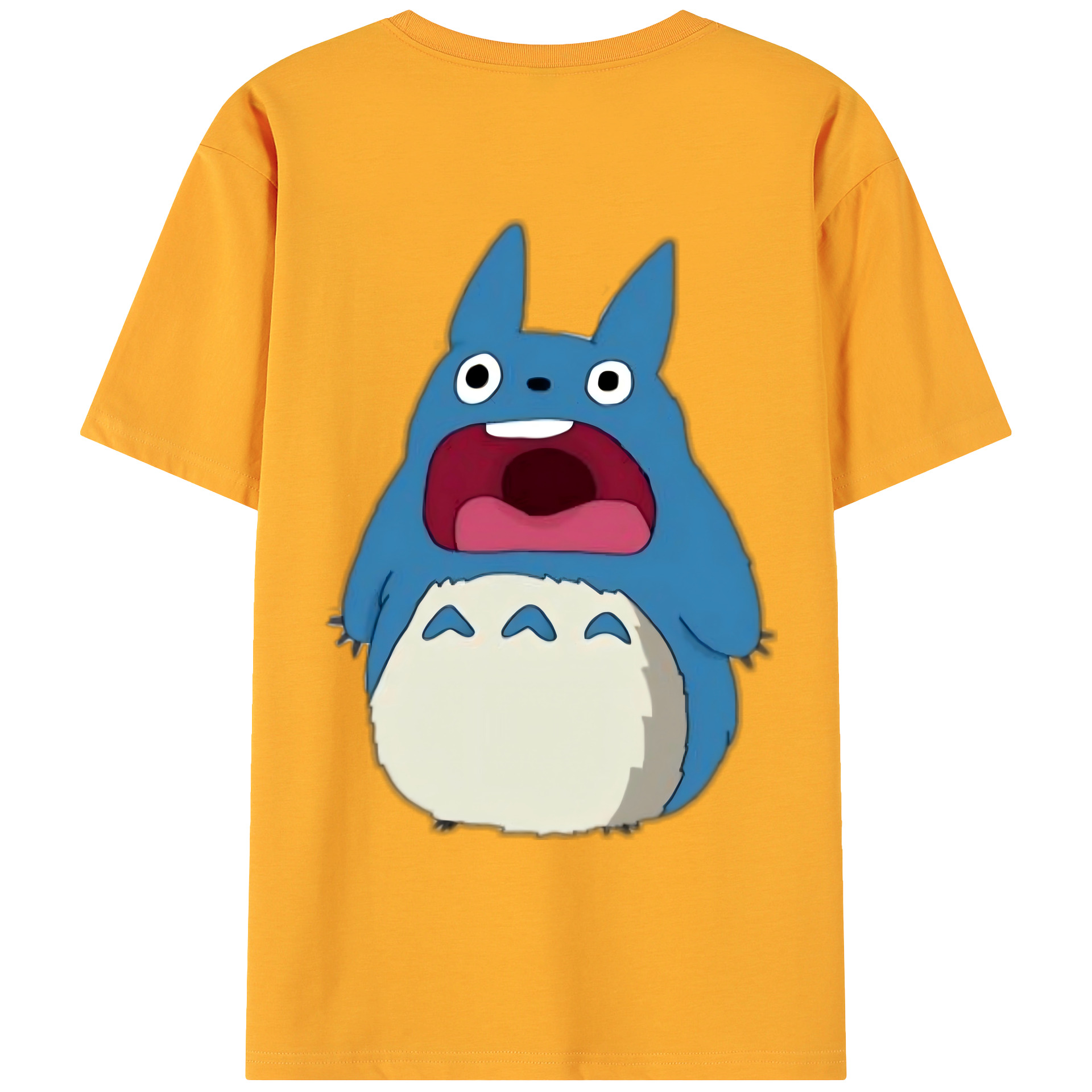 （画像用） となりのトトロ 草壁メイ 草壁サツキ My Neighbor Totoro Satsuki Kusakabe Mei Kusakabe 綿100％ メンズ半袖Tシャツ（バックプリント） 通気性