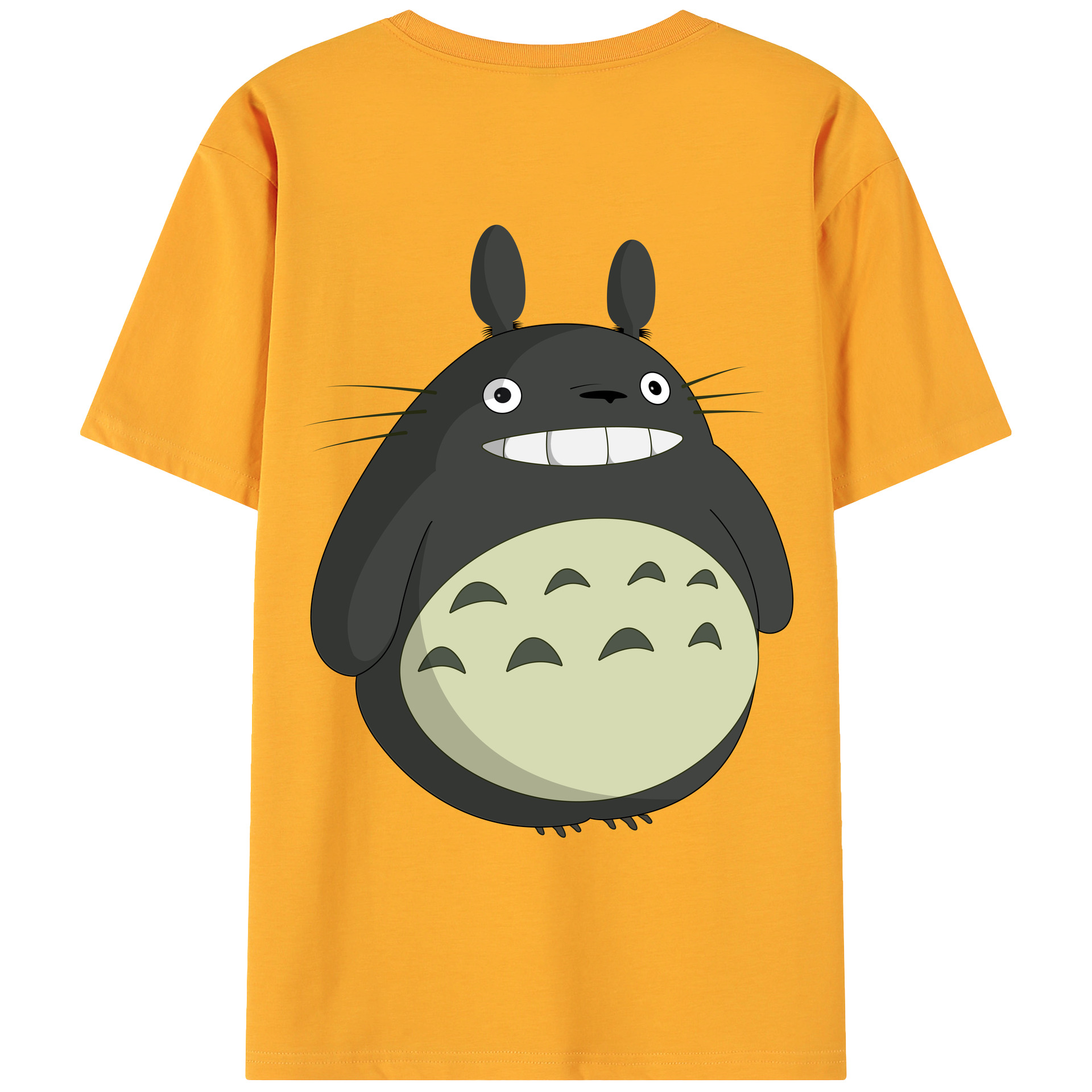 （画像用） となりのトトロ 草壁メイ 草壁サツキ My Neighbor Totoro Satsuki Kusakabe Mei Kusakabe 綿100％ メンズ半袖Tシャツ（バックプリント） 通気性