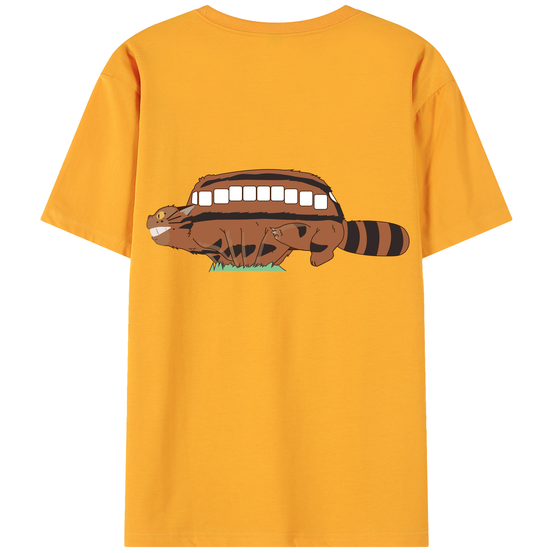 （画像用） となりのトトロ 草壁メイ 草壁サツキ My Neighbor Totoro Satsuki Kusakabe Mei Kusakabe 綿100％ メンズ半袖Tシャツ（バックプリント） 通気性