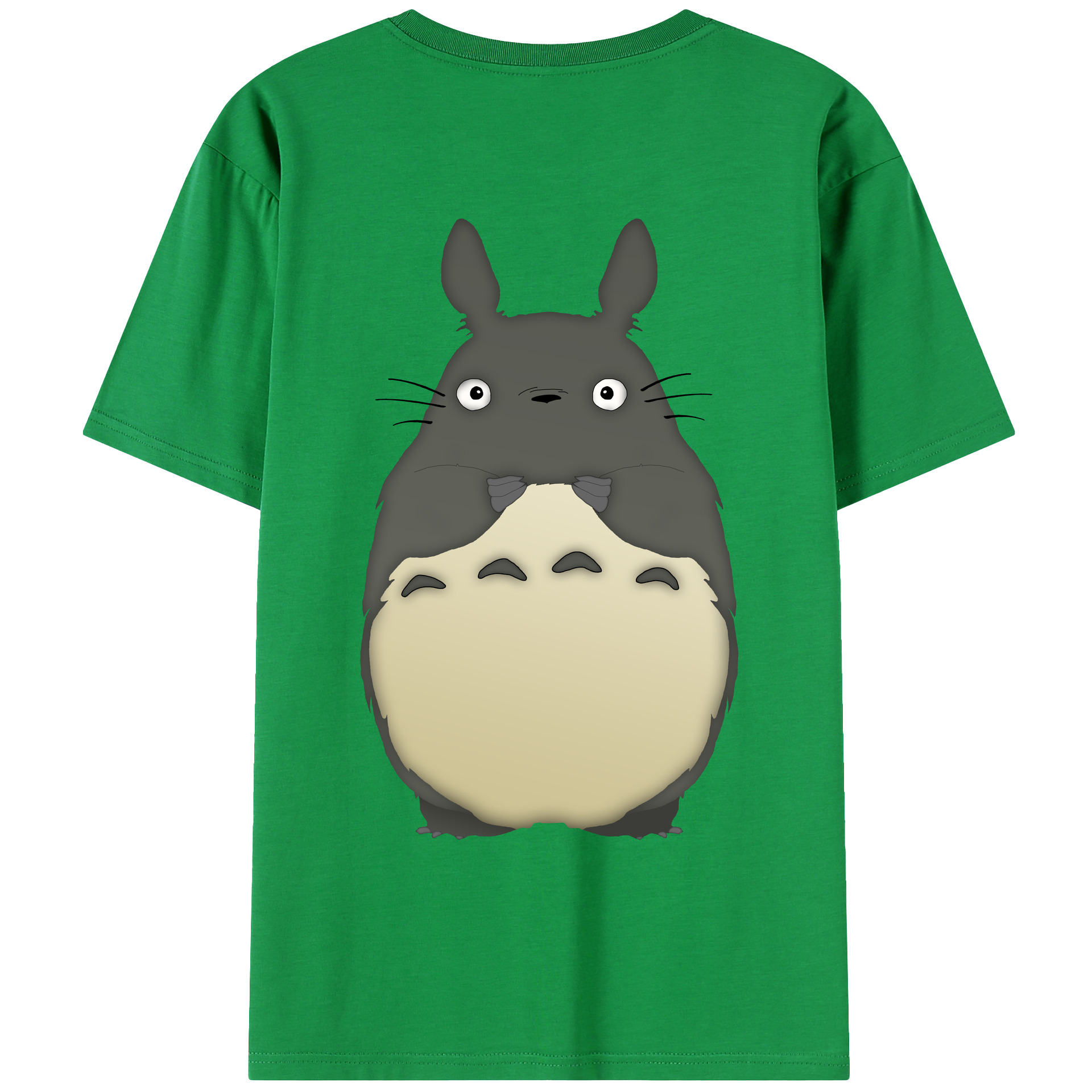 （画像用） となりのトトロ 草壁メイ 草壁サツキ My Neighbor Totoro Satsuki Kusakabe Mei Kusakabe 綿100％ メンズ半袖Tシャツ（バックプリント） 通気性