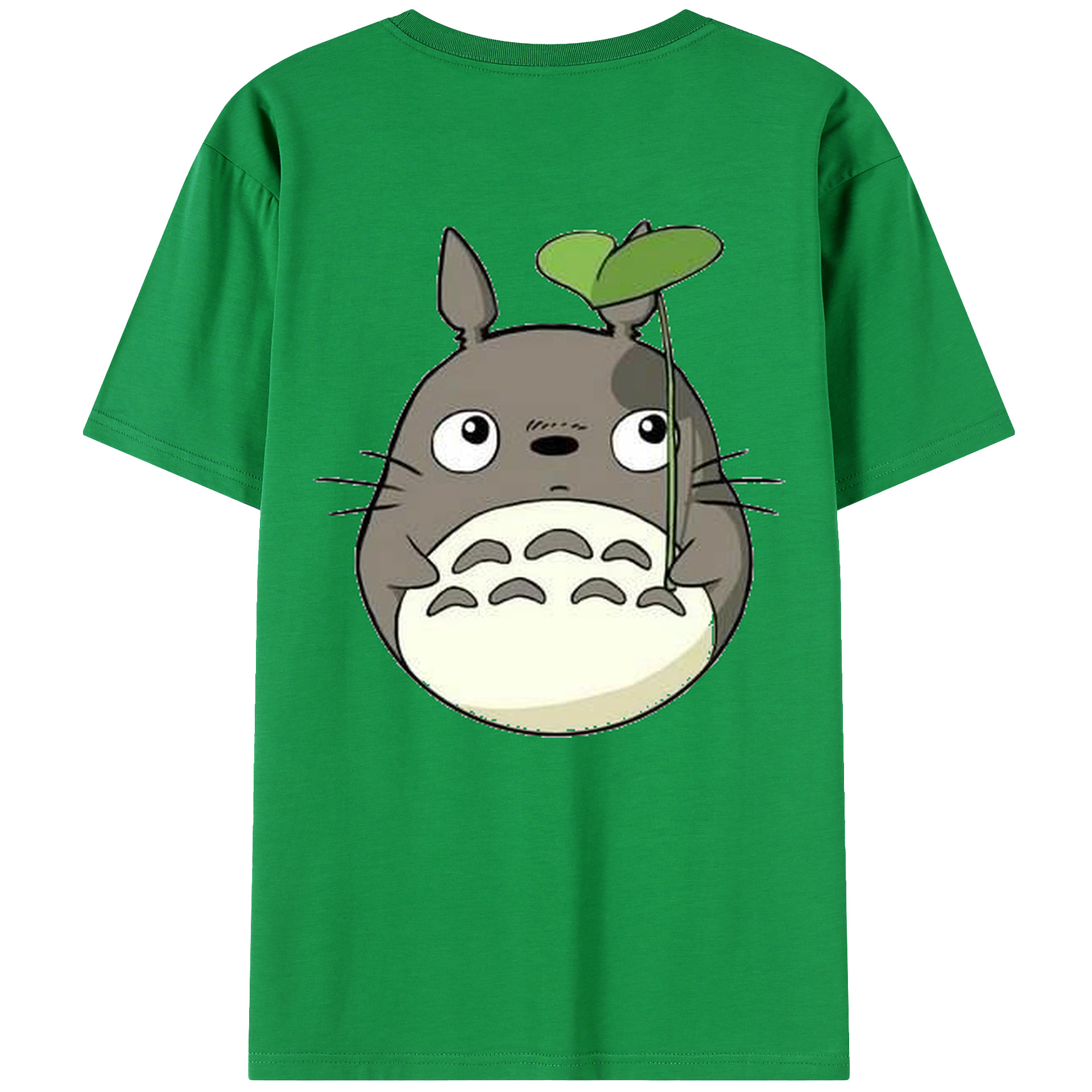 （画像用） となりのトトロ 草壁メイ 草壁サツキ My Neighbor Totoro Satsuki Kusakabe Mei Kusakabe 綿100％ メンズ半袖Tシャツ（バックプリント） 通気性