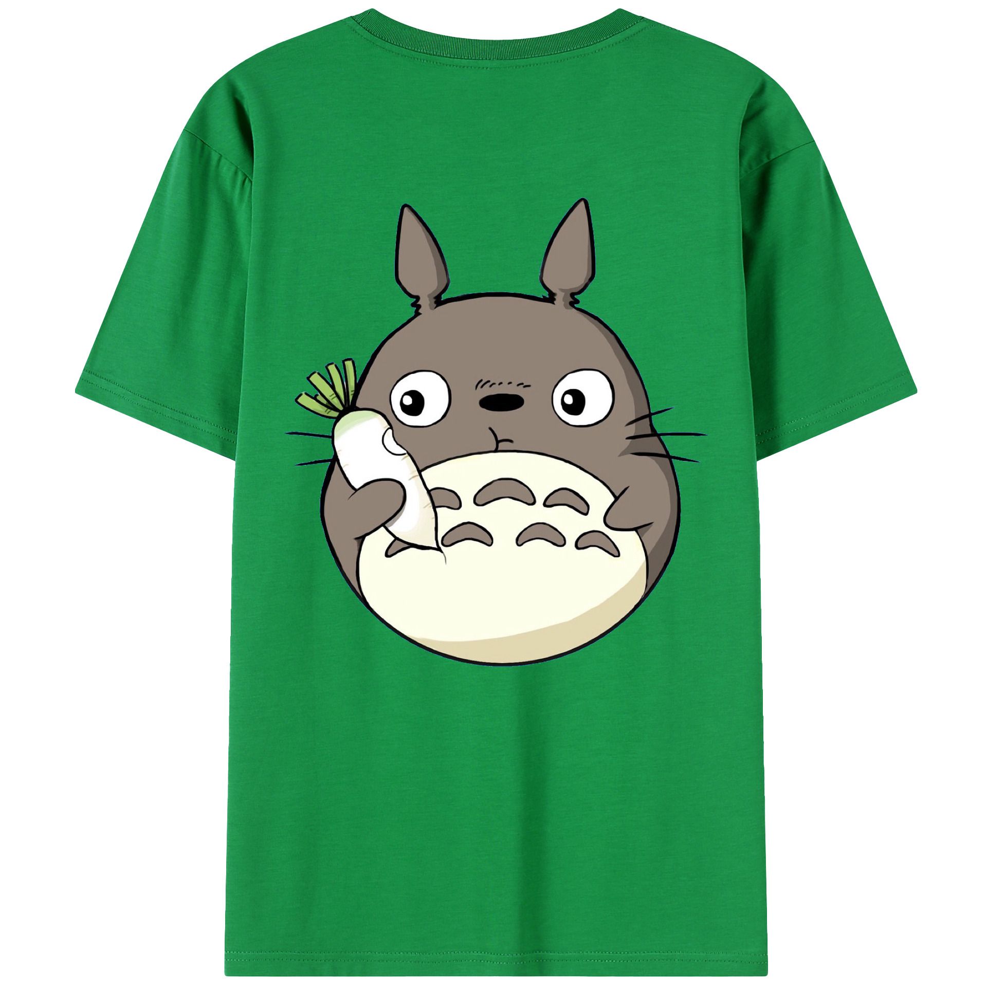 （画像用） となりのトトロ 草壁メイ 草壁サツキ My Neighbor Totoro Satsuki Kusakabe Mei Kusakabe 綿100％ メンズ半袖Tシャツ（バックプリント） 通気性