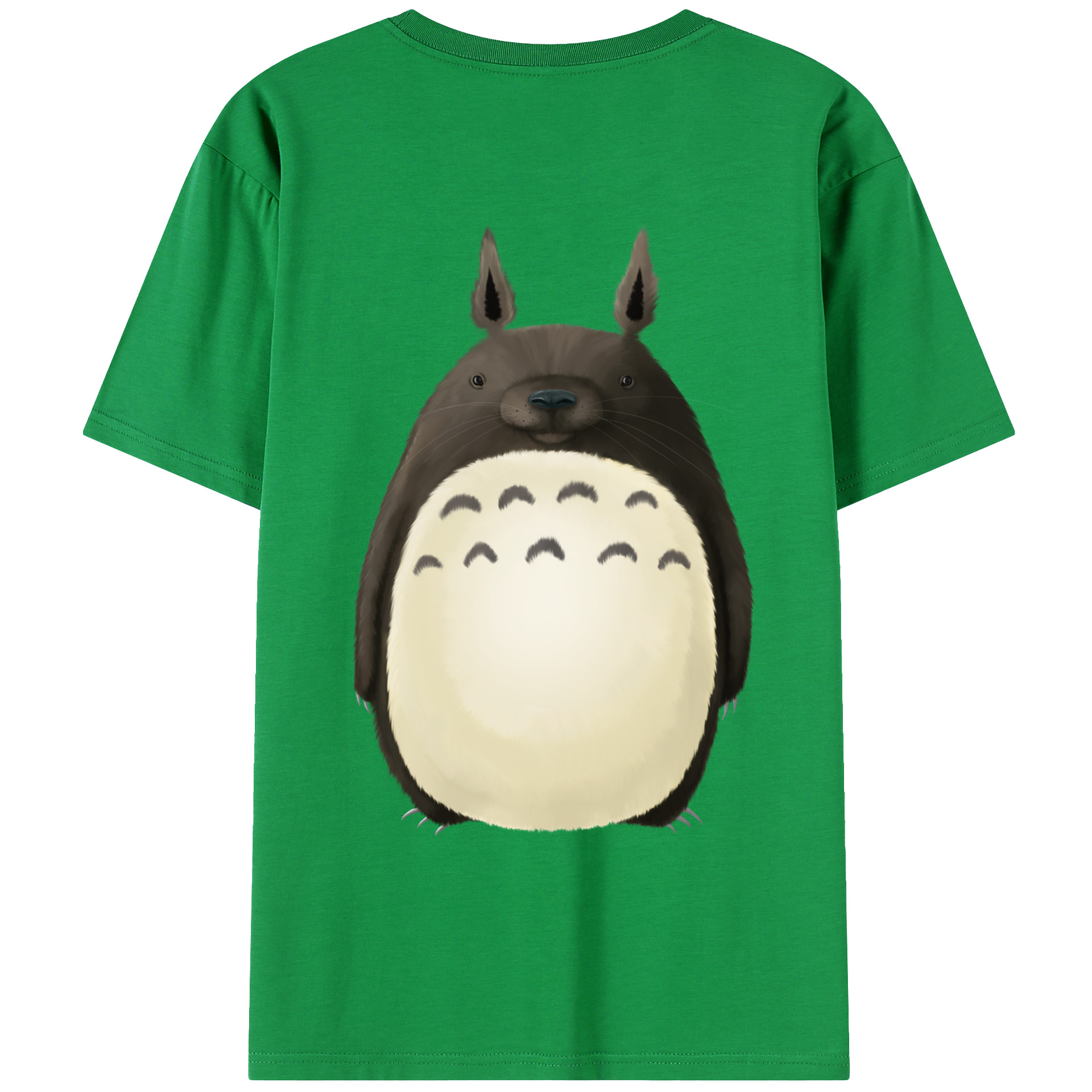 （画像用） となりのトトロ 草壁メイ 草壁サツキ My Neighbor Totoro Satsuki Kusakabe Mei Kusakabe 綿100％ メンズ半袖Tシャツ（バックプリント） 通気性