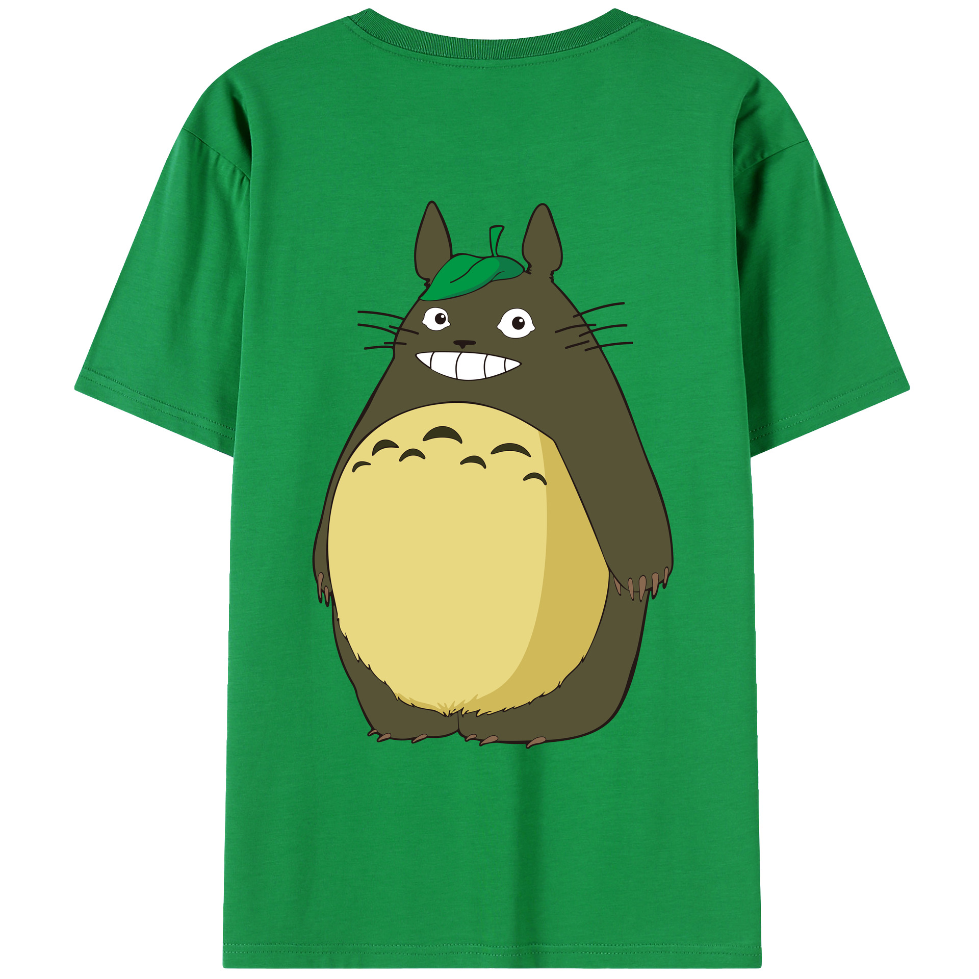 （画像用） となりのトトロ 草壁メイ 草壁サツキ My Neighbor Totoro Satsuki Kusakabe Mei Kusakabe 綿100％ メンズ半袖Tシャツ（バックプリント） 通気性