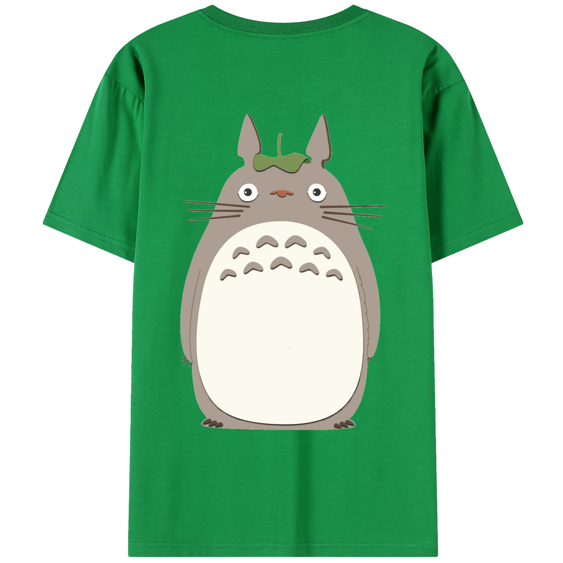 （画像用） となりのトトロ 草壁メイ 草壁サツキ My Neighbor Totoro Satsuki Kusakabe Mei Kusakabe 綿100％ メンズ半袖Tシャツ（バックプリント） 通気性