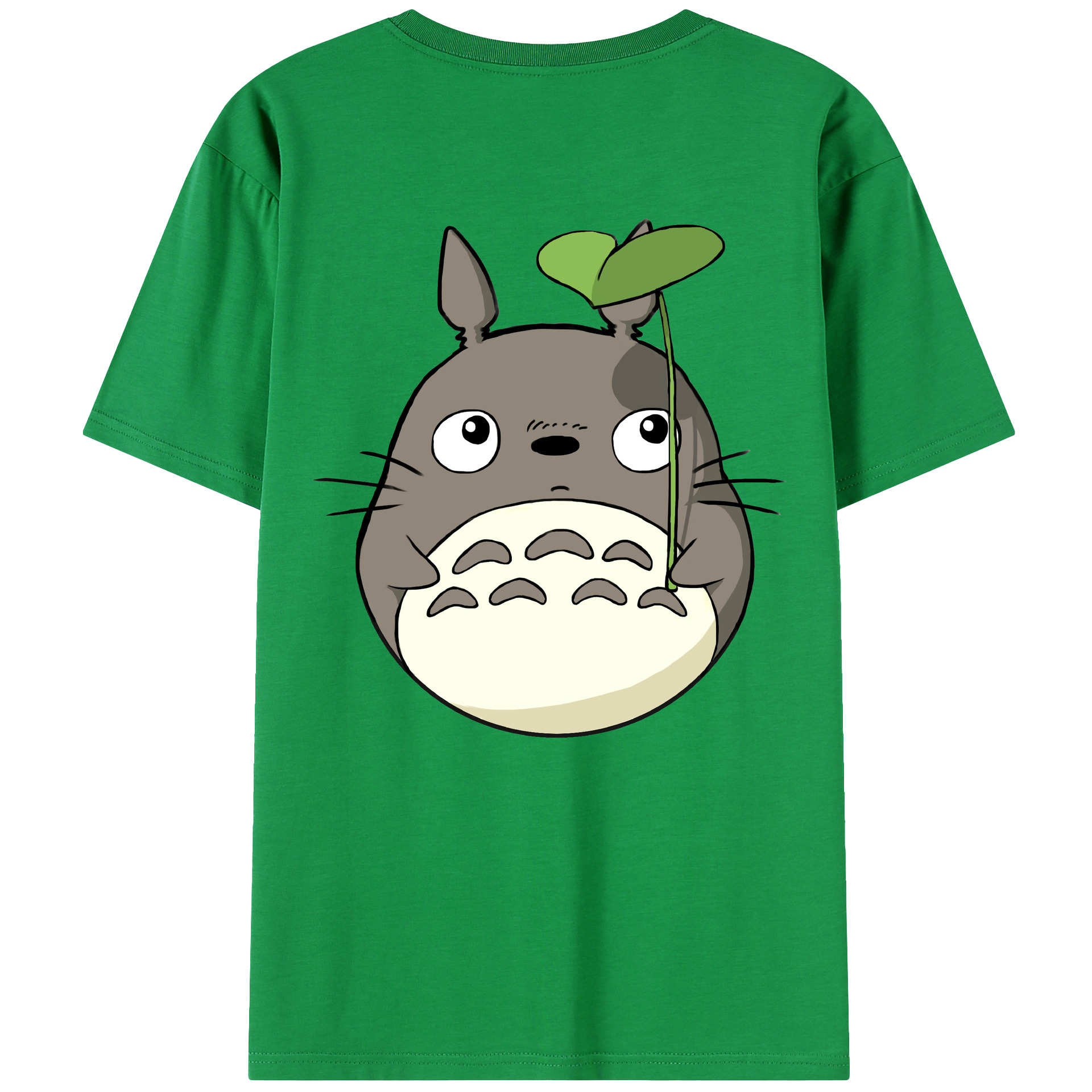 （画像用） となりのトトロ 草壁メイ 草壁サツキ My Neighbor Totoro Satsuki Kusakabe Mei Kusakabe 綿100％ メンズ半袖Tシャツ（バックプリント） 通気性