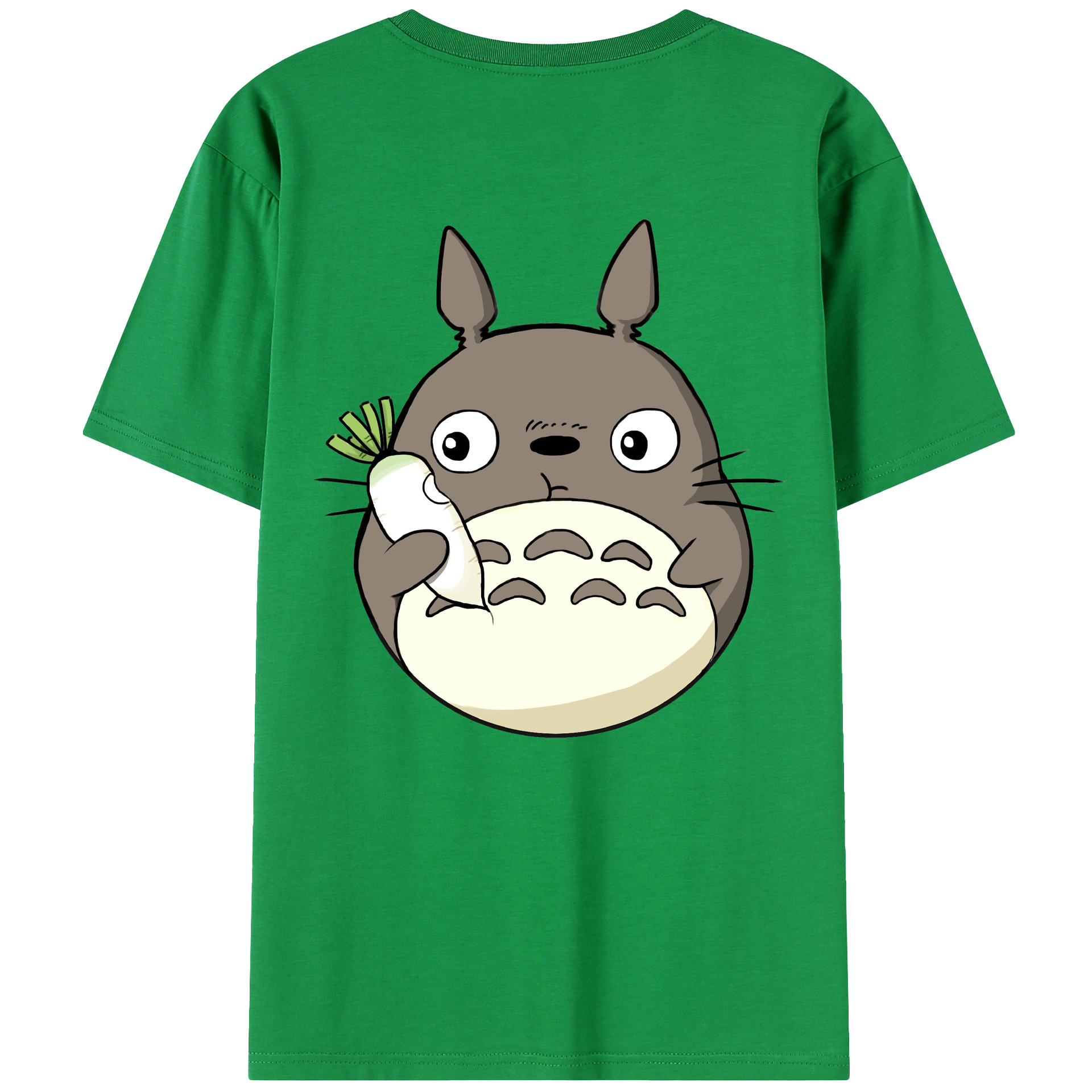 （画像用） となりのトトロ 草壁メイ 草壁サツキ My Neighbor Totoro Satsuki Kusakabe Mei Kusakabe 綿100％ メンズ半袖Tシャツ（バックプリント） 通気性