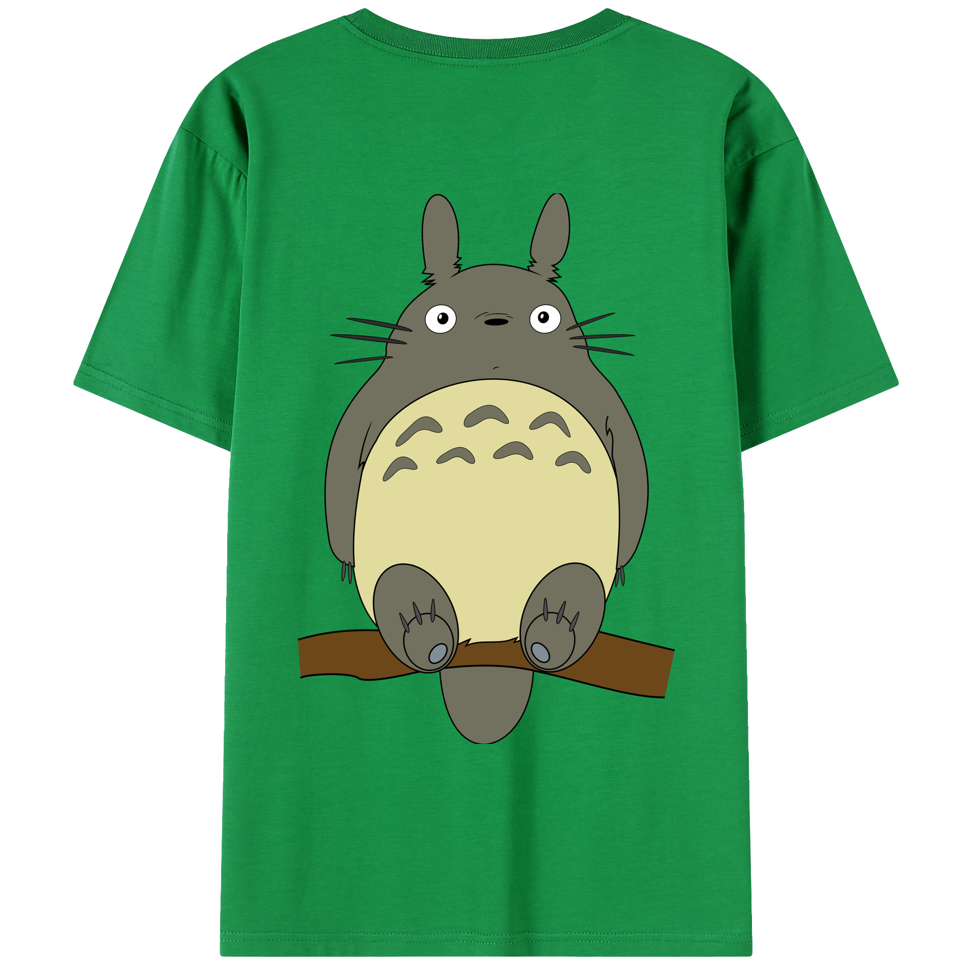 （画像用） となりのトトロ 草壁メイ 草壁サツキ My Neighbor Totoro Satsuki Kusakabe Mei Kusakabe 綿100％ メンズ半袖Tシャツ（バックプリント） 通気性