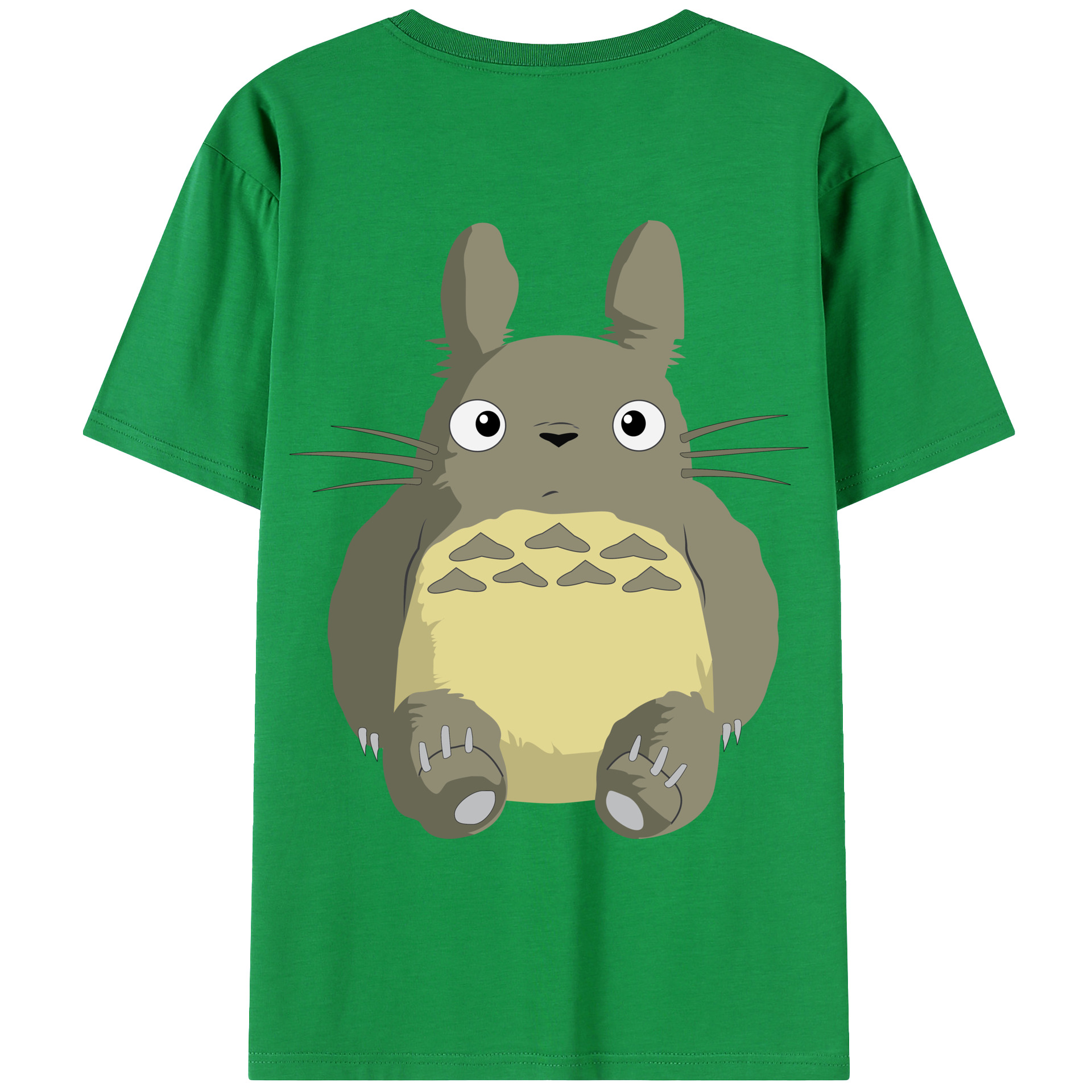 （画像用） となりのトトロ 草壁メイ 草壁サツキ My Neighbor Totoro Satsuki Kusakabe Mei Kusakabe 綿100％ メンズ半袖Tシャツ（バックプリント） 通気性