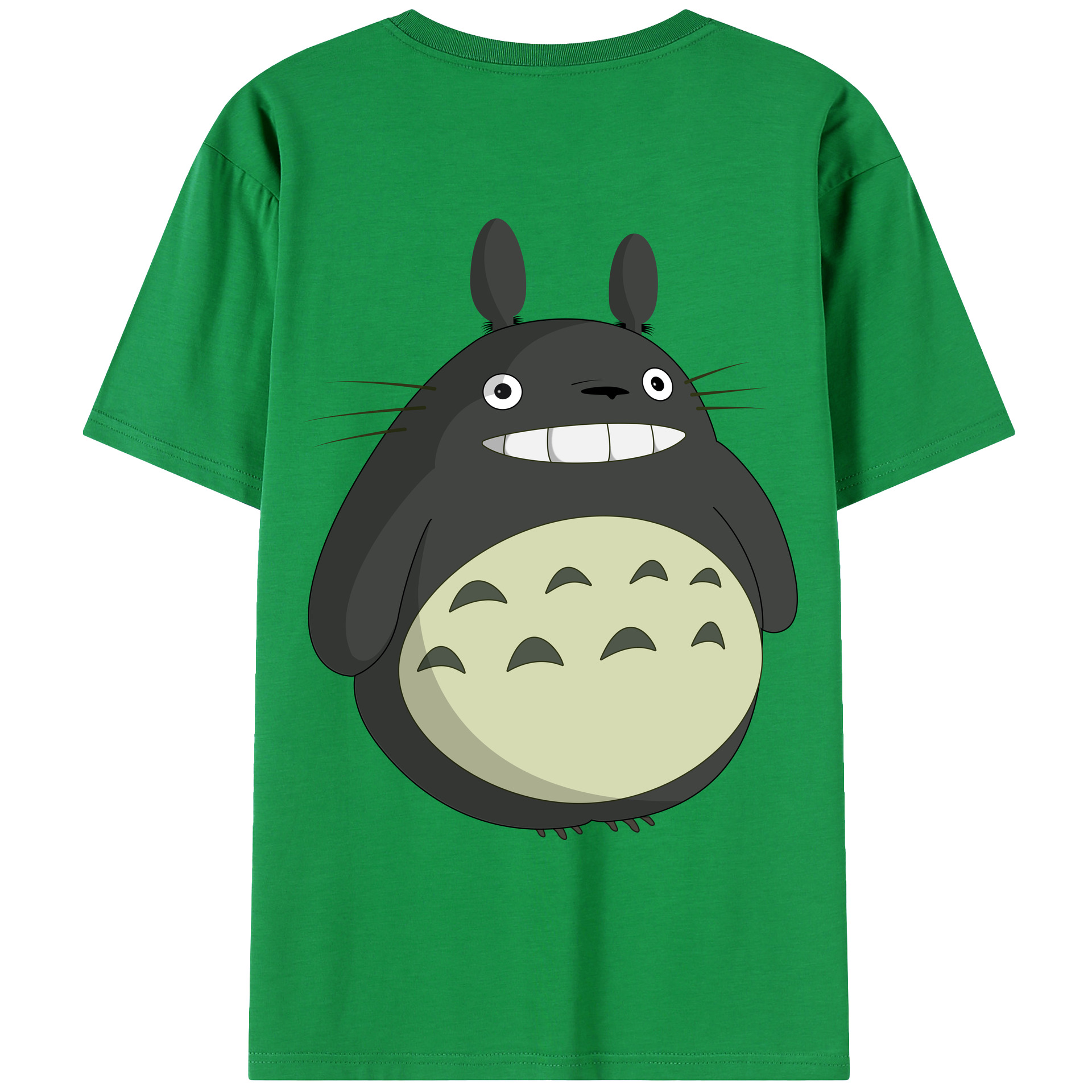 （画像用） となりのトトロ 草壁メイ 草壁サツキ My Neighbor Totoro Satsuki Kusakabe Mei Kusakabe 綿100％ メンズ半袖Tシャツ（バックプリント） 通気性