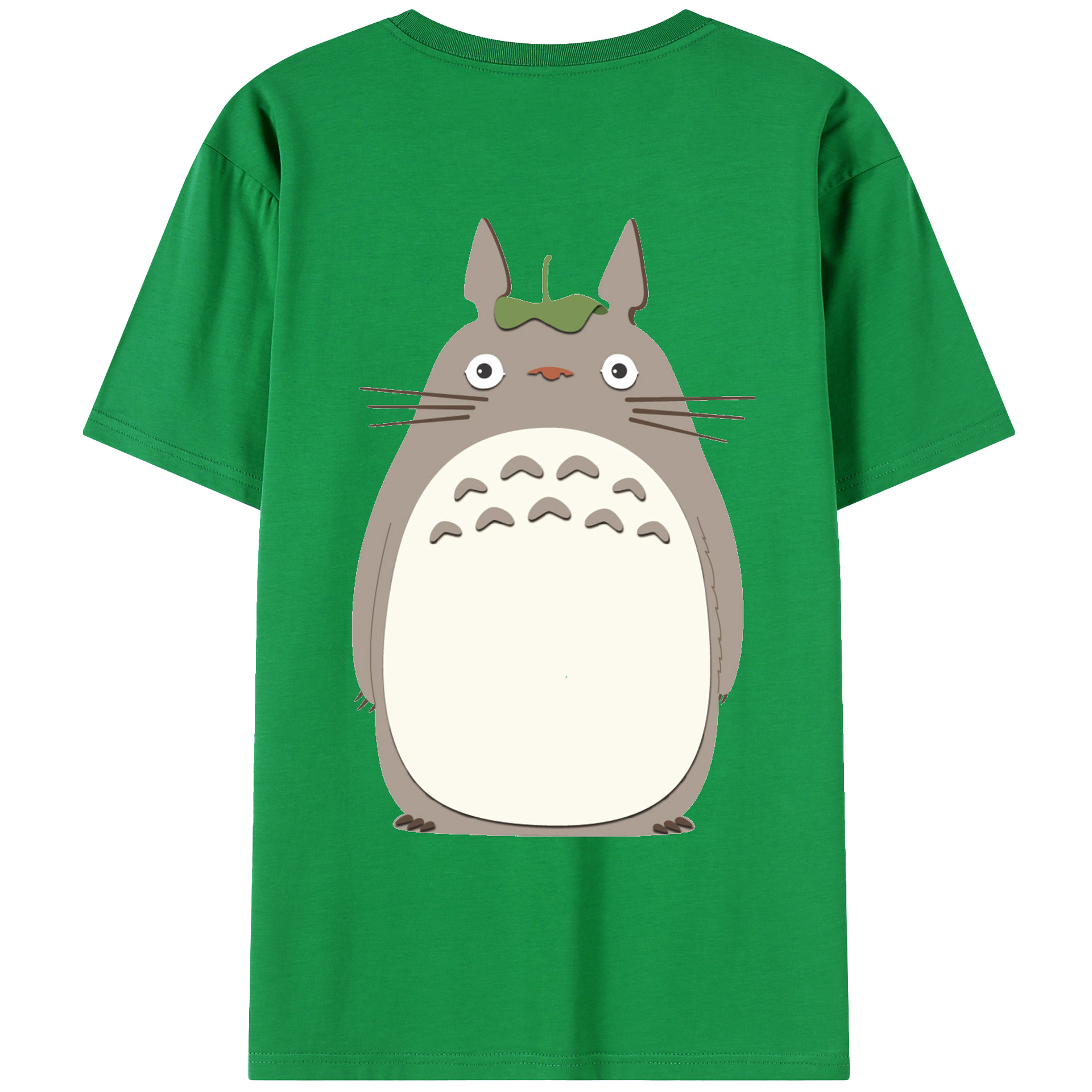 （画像用） となりのトトロ 草壁メイ 草壁サツキ My Neighbor Totoro Satsuki Kusakabe Mei Kusakabe 綿100％ メンズ半袖Tシャツ（バックプリント） 通気性
