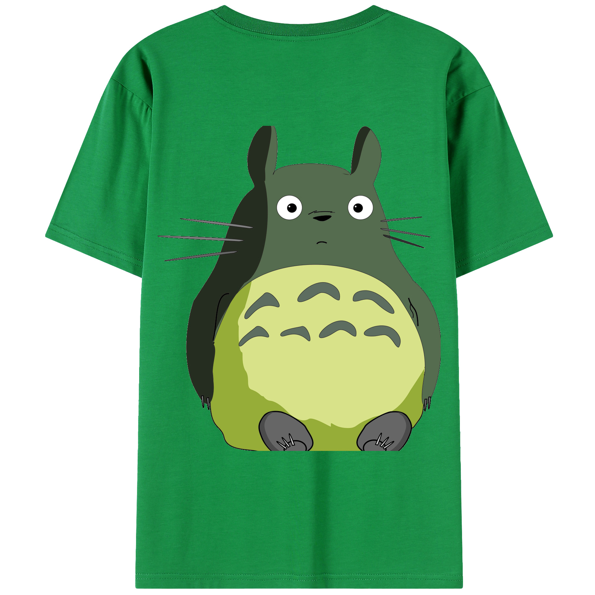 （画像用） となりのトトロ 草壁メイ 草壁サツキ My Neighbor Totoro Satsuki Kusakabe Mei Kusakabe 綿100％ メンズ半袖Tシャツ（バックプリント） 通気性