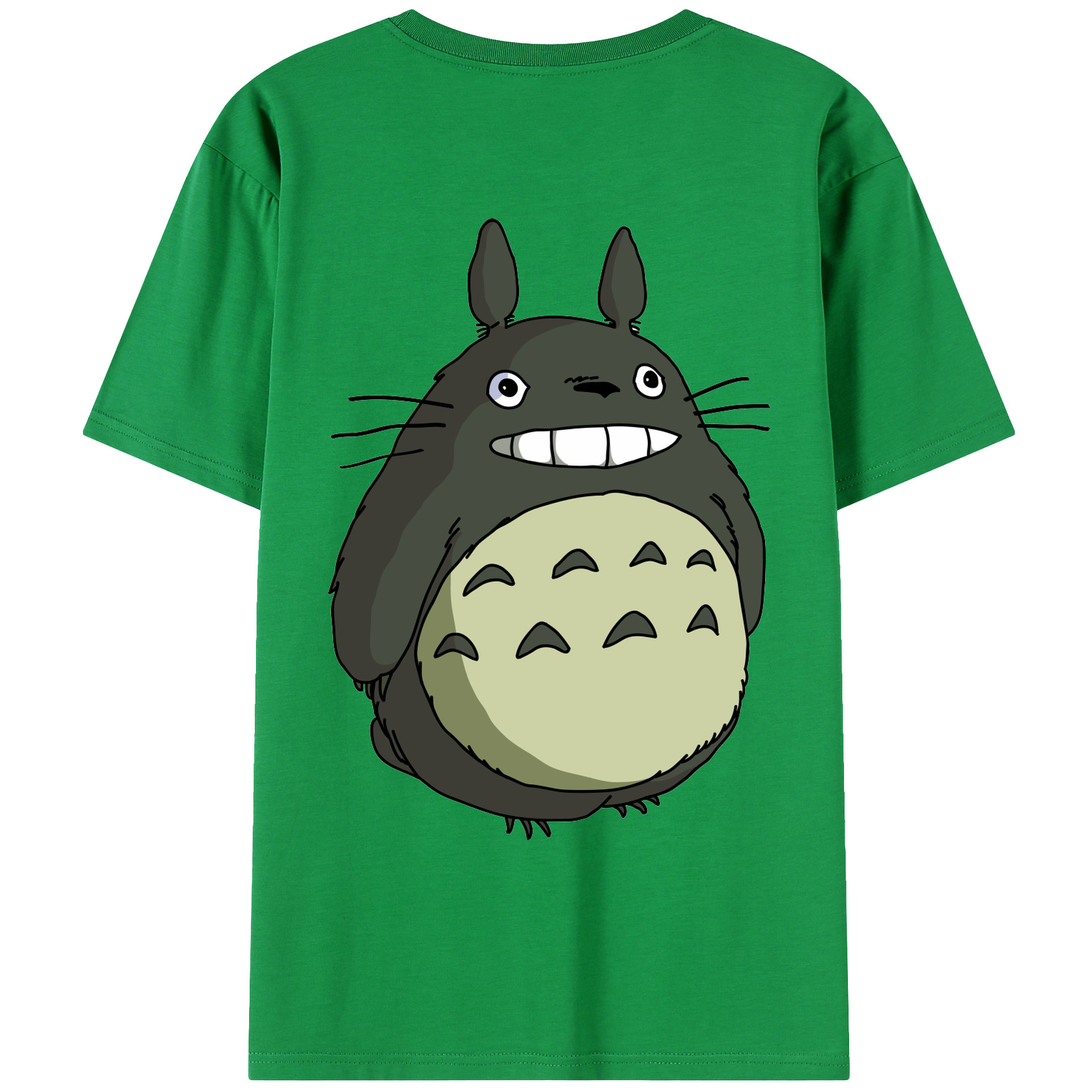 （画像用） となりのトトロ 草壁メイ 草壁サツキ My Neighbor Totoro Satsuki Kusakabe Mei Kusakabe 綿100％ メンズ半袖Tシャツ（バックプリント） 通気性