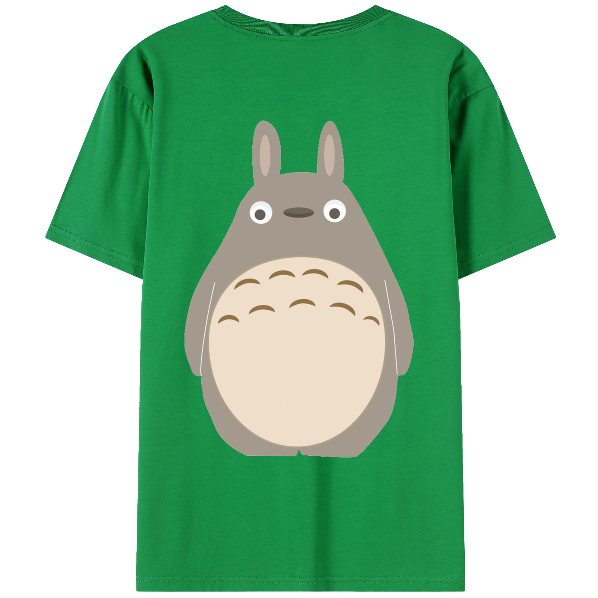 （画像用） となりのトトロ 草壁メイ 草壁サツキ My Neighbor Totoro Satsuki Kusakabe Mei Kusakabe 綿100％ メンズ半袖Tシャツ（バックプリント） 通気性