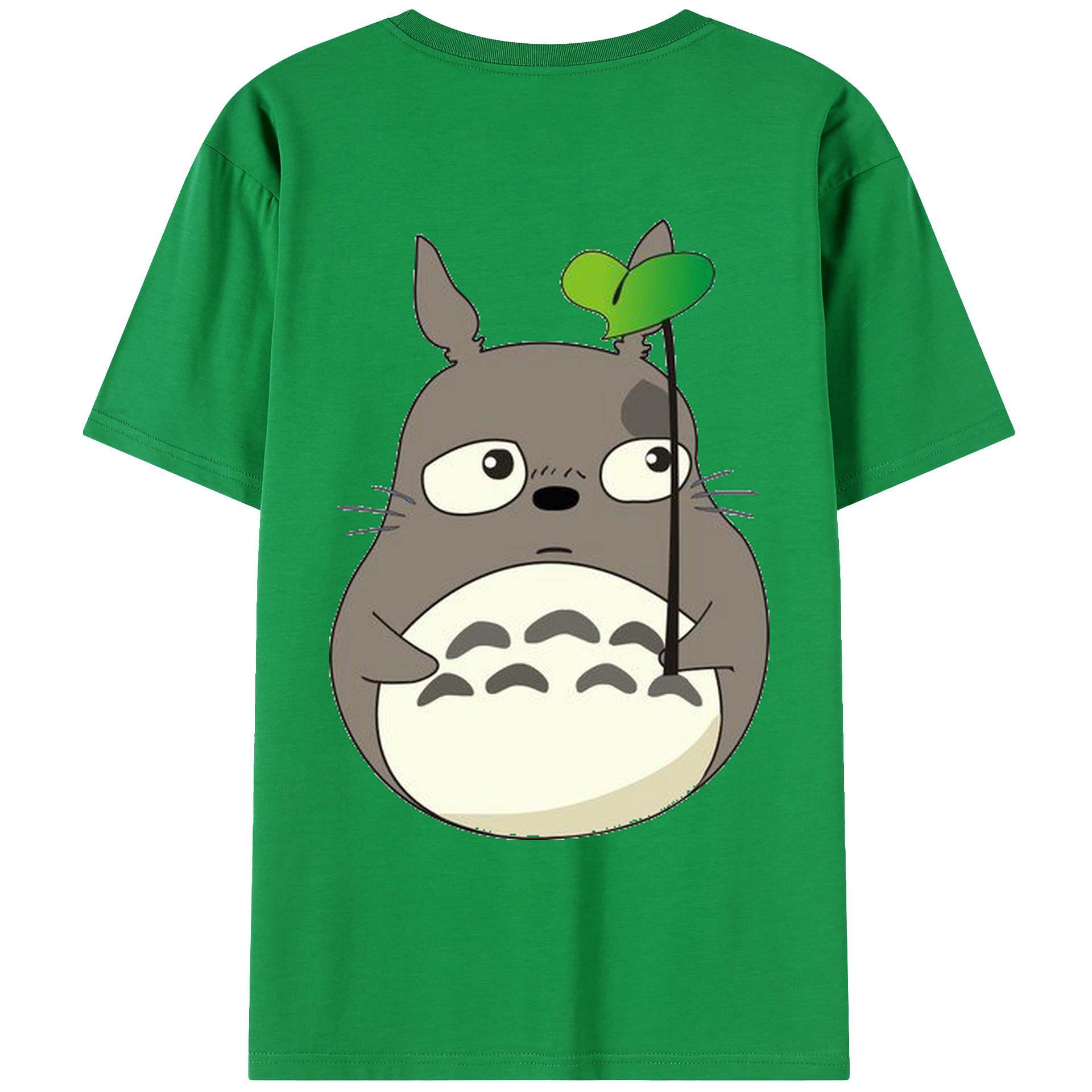 （画像用） となりのトトロ 草壁メイ 草壁サツキ My Neighbor Totoro Satsuki Kusakabe Mei Kusakabe 綿100％ メンズ半袖Tシャツ（バックプリント） 通気性