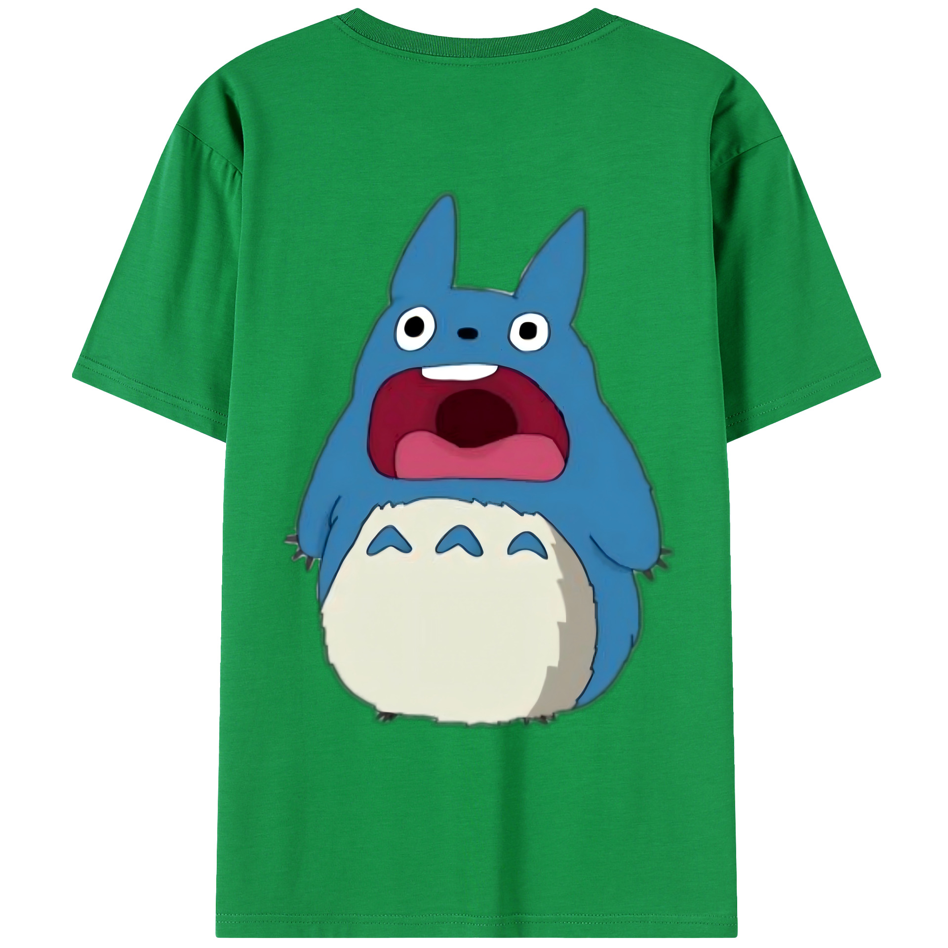 （画像用） となりのトトロ 草壁メイ 草壁サツキ My Neighbor Totoro Satsuki Kusakabe Mei Kusakabe 綿100％ メンズ半袖Tシャツ（バックプリント） 通気性