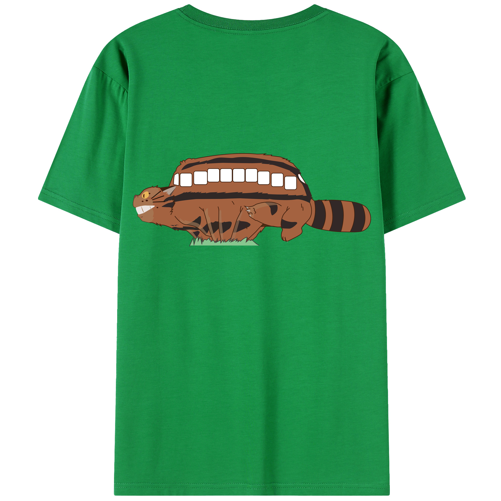 （画像用） となりのトトロ 草壁メイ 草壁サツキ My Neighbor Totoro Satsuki Kusakabe Mei Kusakabe 綿100％ メンズ半袖Tシャツ（バックプリント） 通気性