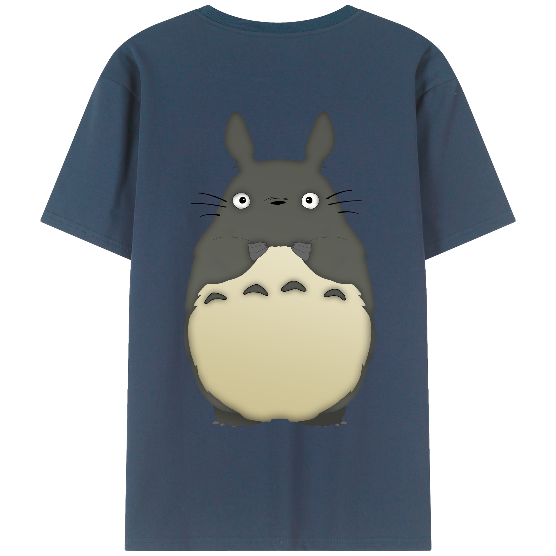 （画像用） となりのトトロ 草壁メイ 草壁サツキ My Neighbor Totoro Satsuki Kusakabe Mei Kusakabe 綿100％ メンズ半袖Tシャツ（バックプリント） 通気性