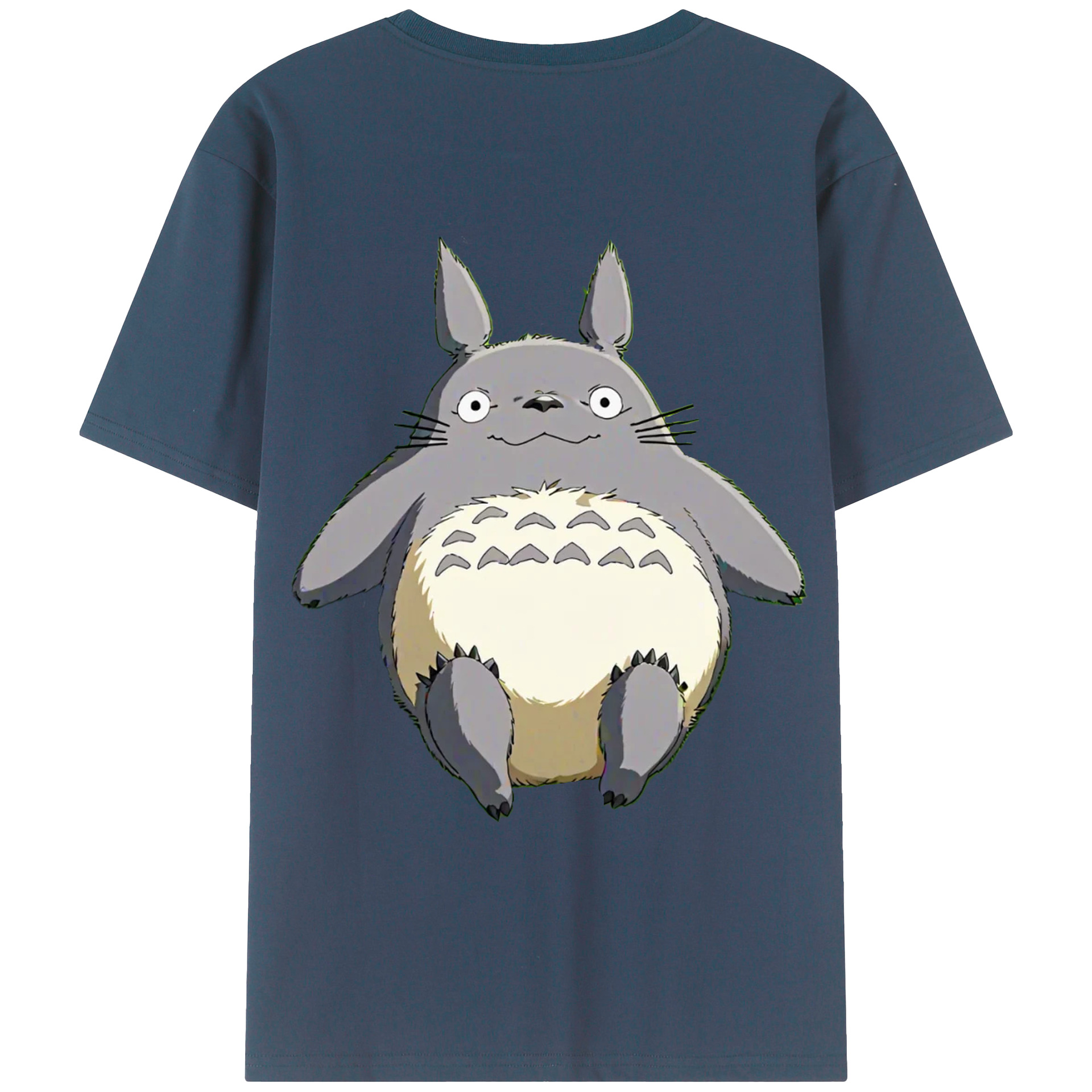 （画像用） となりのトトロ 草壁メイ 草壁サツキ My Neighbor Totoro Satsuki Kusakabe Mei Kusakabe 綿100％ メンズ半袖Tシャツ（バックプリント） 通気性
