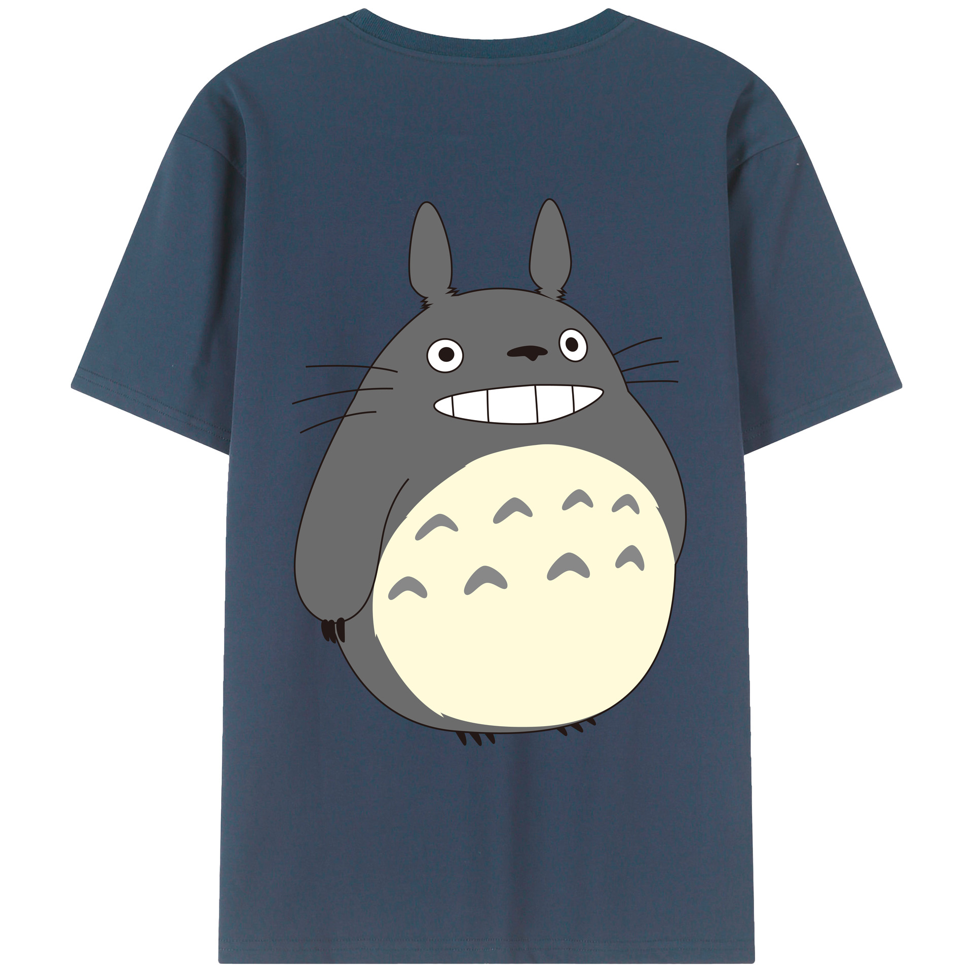 （画像用） となりのトトロ 草壁メイ 草壁サツキ My Neighbor Totoro Satsuki Kusakabe Mei Kusakabe 綿100％ メンズ半袖Tシャツ（バックプリント） 通気性