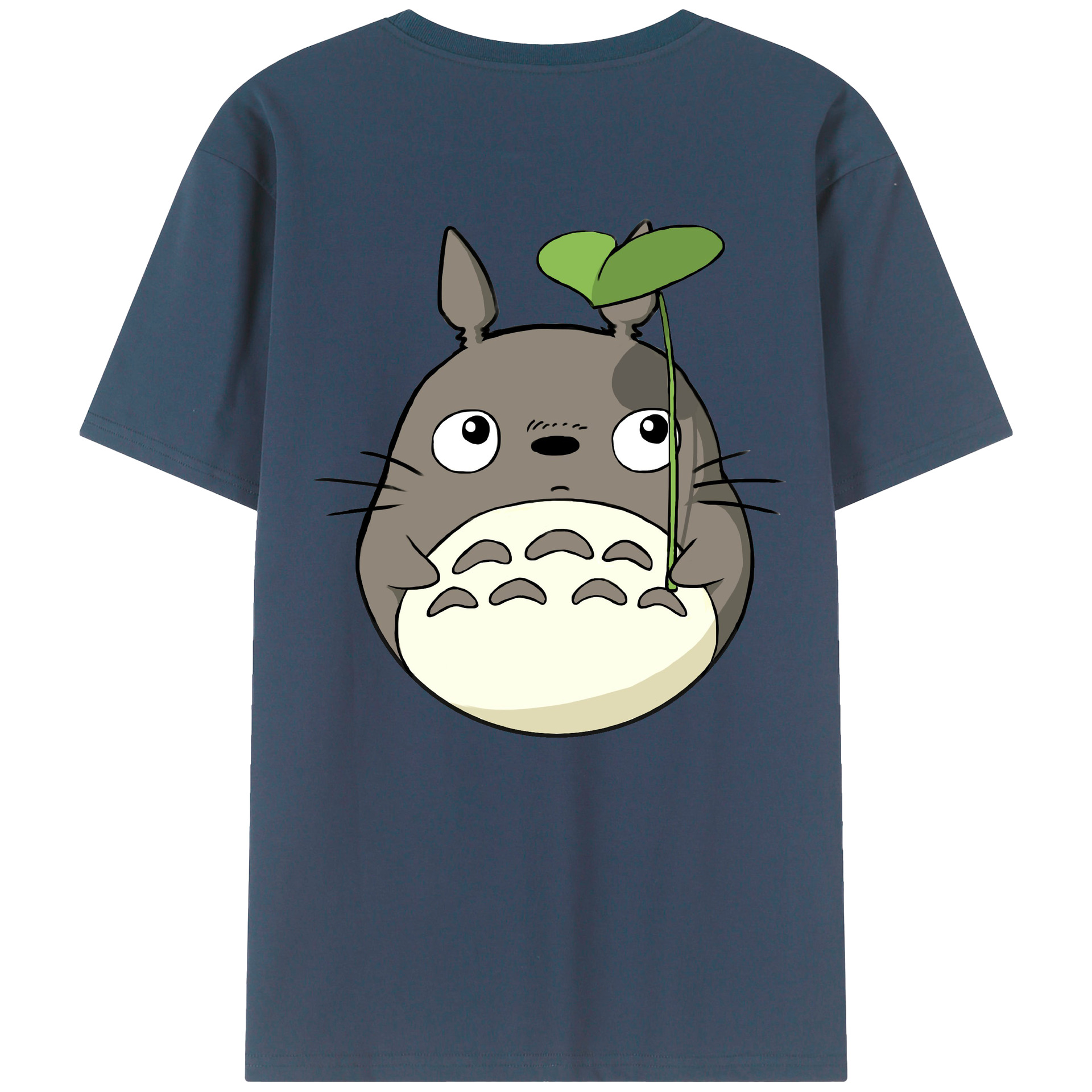 （画像用） となりのトトロ 草壁メイ 草壁サツキ My Neighbor Totoro Satsuki Kusakabe Mei Kusakabe 綿100％ メンズ半袖Tシャツ（バックプリント） 通気性