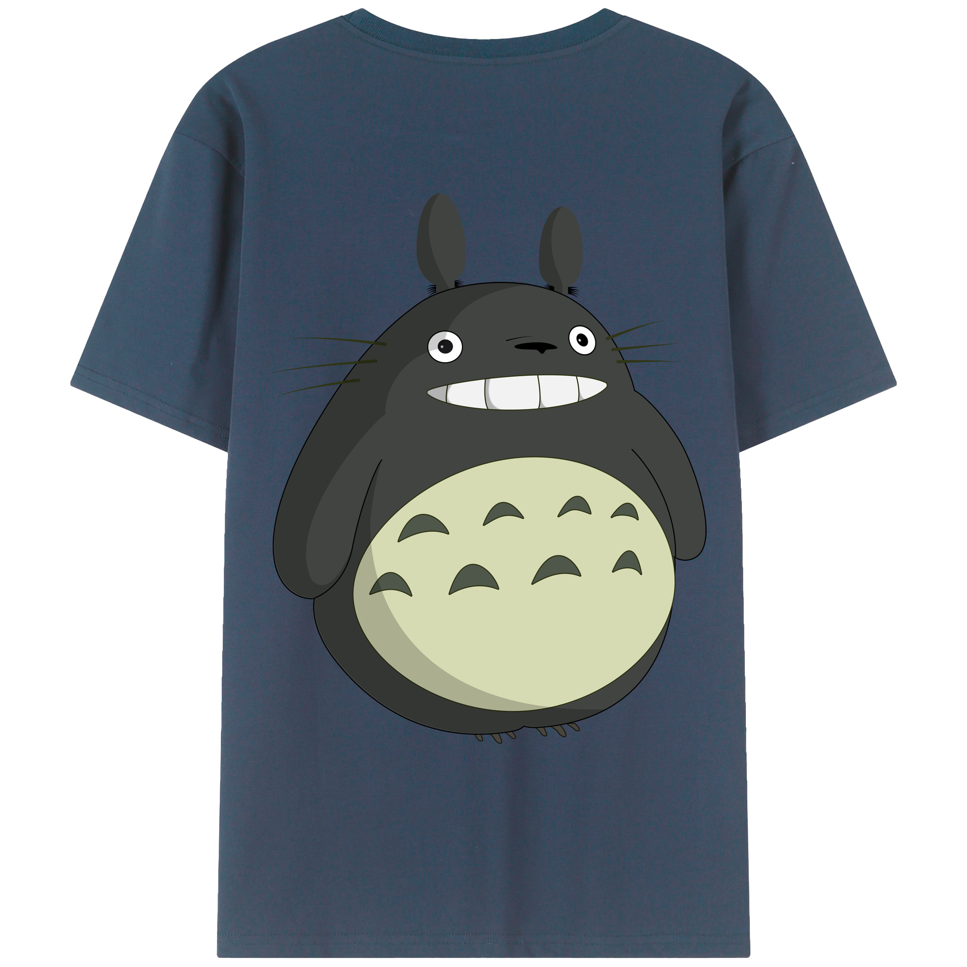 （画像用） となりのトトロ 草壁メイ 草壁サツキ My Neighbor Totoro Satsuki Kusakabe Mei Kusakabe 綿100％ メンズ半袖Tシャツ（バックプリント） 通気性