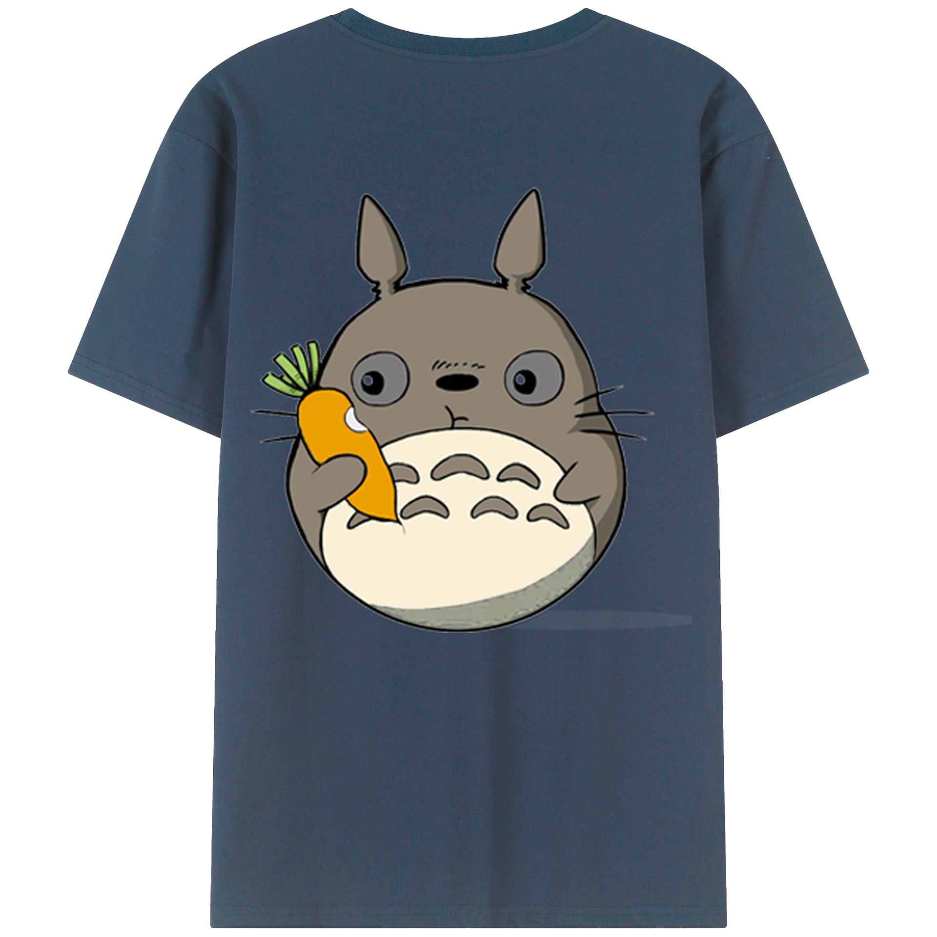 （画像用） となりのトトロ 草壁メイ 草壁サツキ My Neighbor Totoro Satsuki Kusakabe Mei Kusakabe 綿100％ メンズ半袖Tシャツ（バックプリント） 通気性