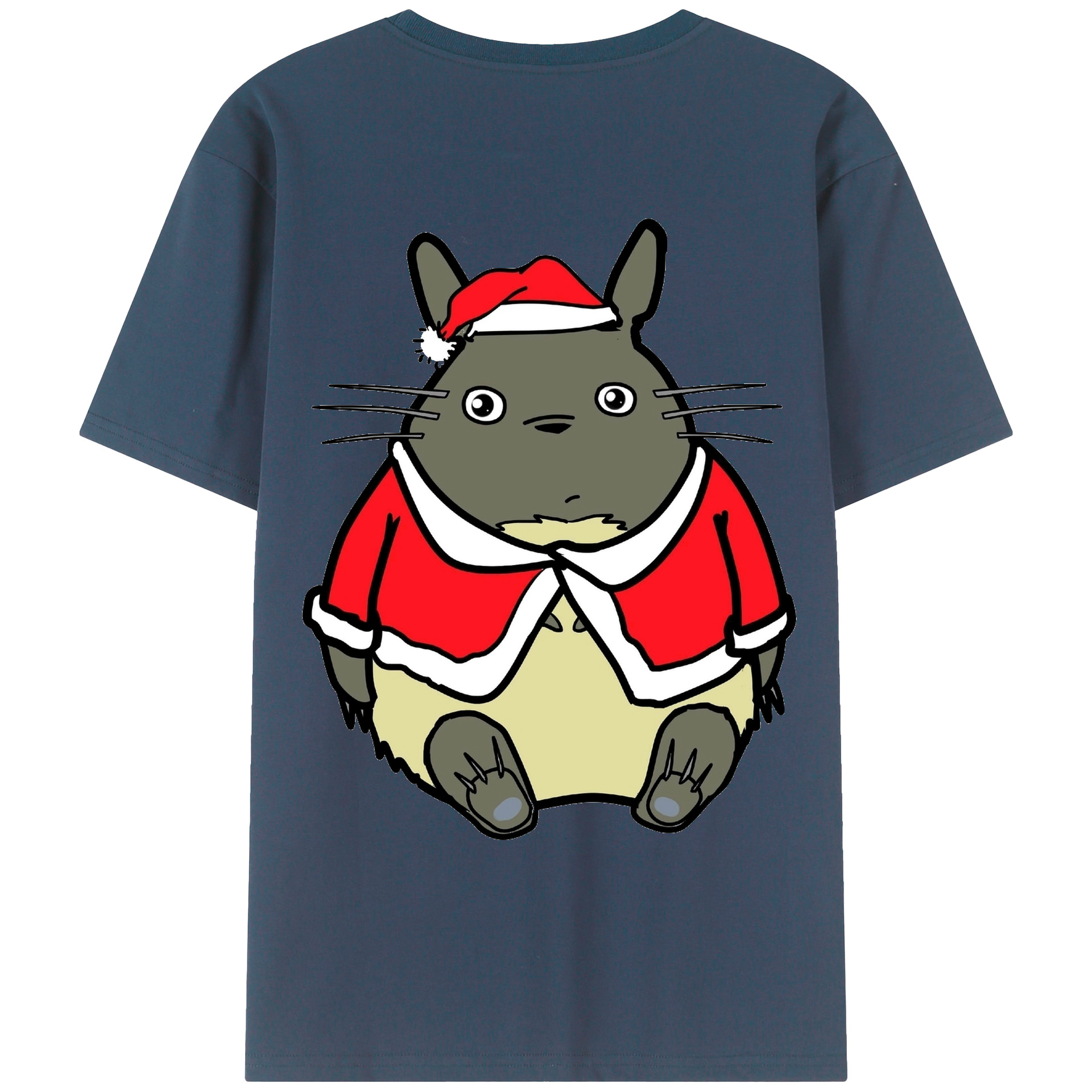 （画像用） となりのトトロ 草壁メイ 草壁サツキ My Neighbor Totoro Satsuki Kusakabe Mei Kusakabe 綿100％ メンズ半袖Tシャツ（バックプリント） 通気性