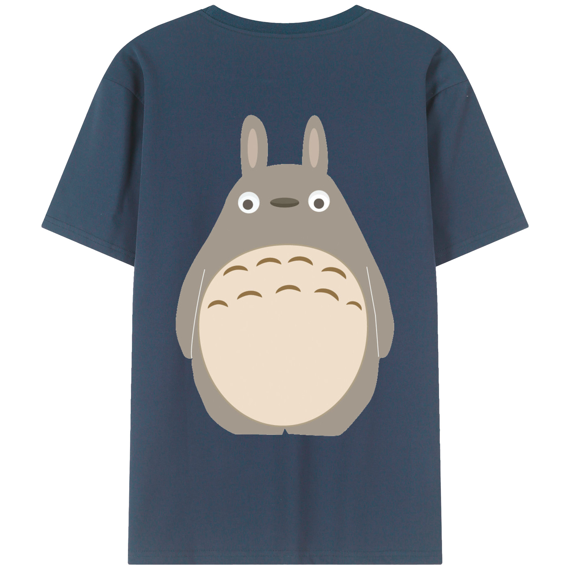 （画像用） となりのトトロ 草壁メイ 草壁サツキ My Neighbor Totoro Satsuki Kusakabe Mei Kusakabe 綿100％ メンズ半袖Tシャツ（バックプリント） 通気性