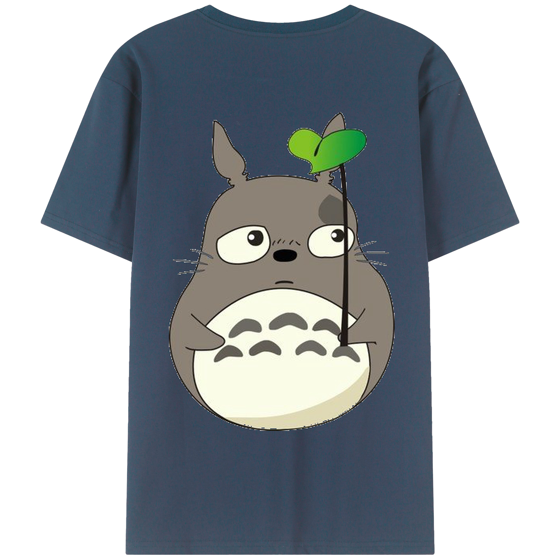 （画像用） となりのトトロ 草壁メイ 草壁サツキ My Neighbor Totoro Satsuki Kusakabe Mei Kusakabe 綿100％ メンズ半袖Tシャツ（バックプリント） 通気性